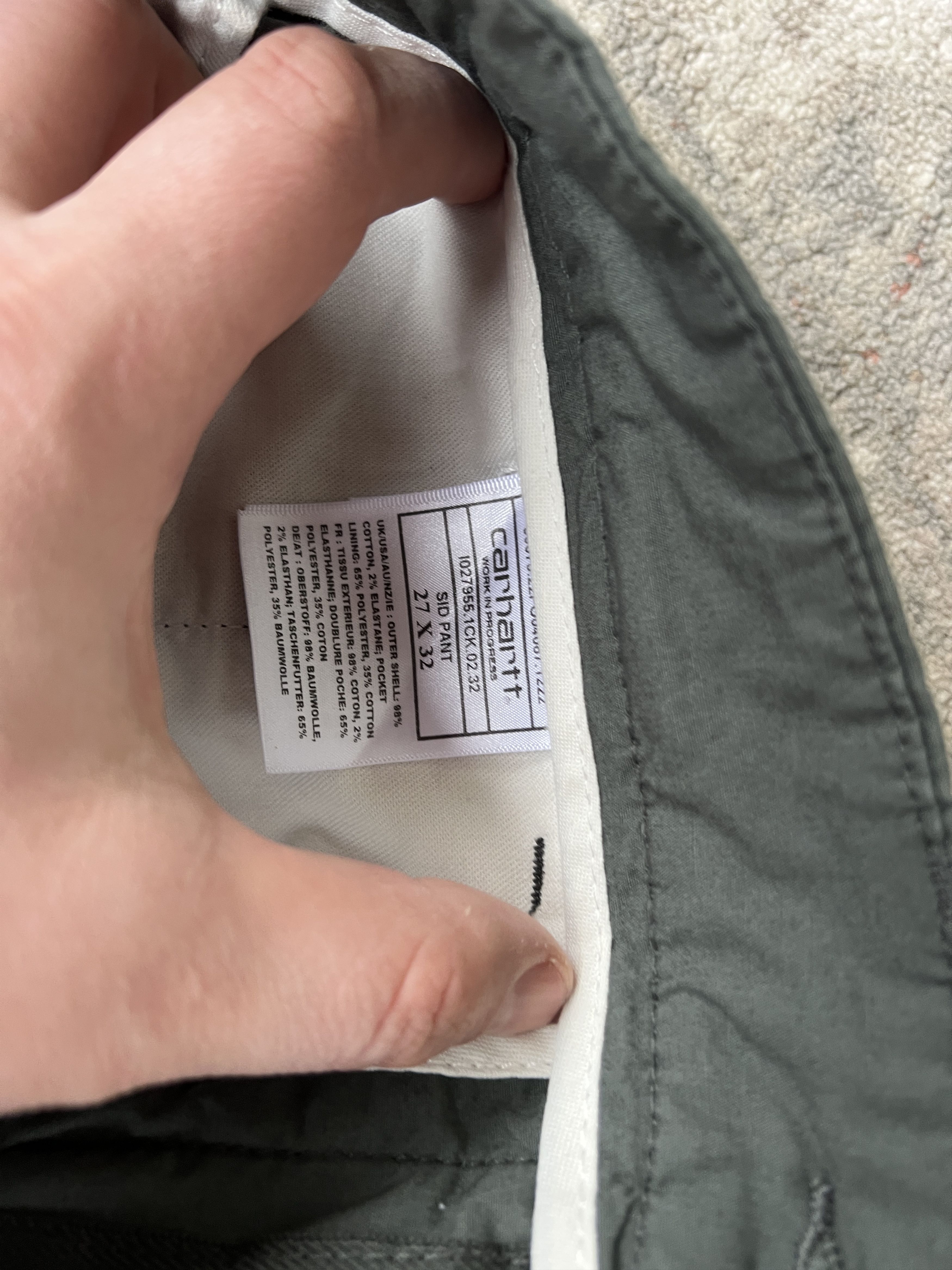 Carhartt Carhartt Sid Pant Size US 27 - 9 Thumbnail
