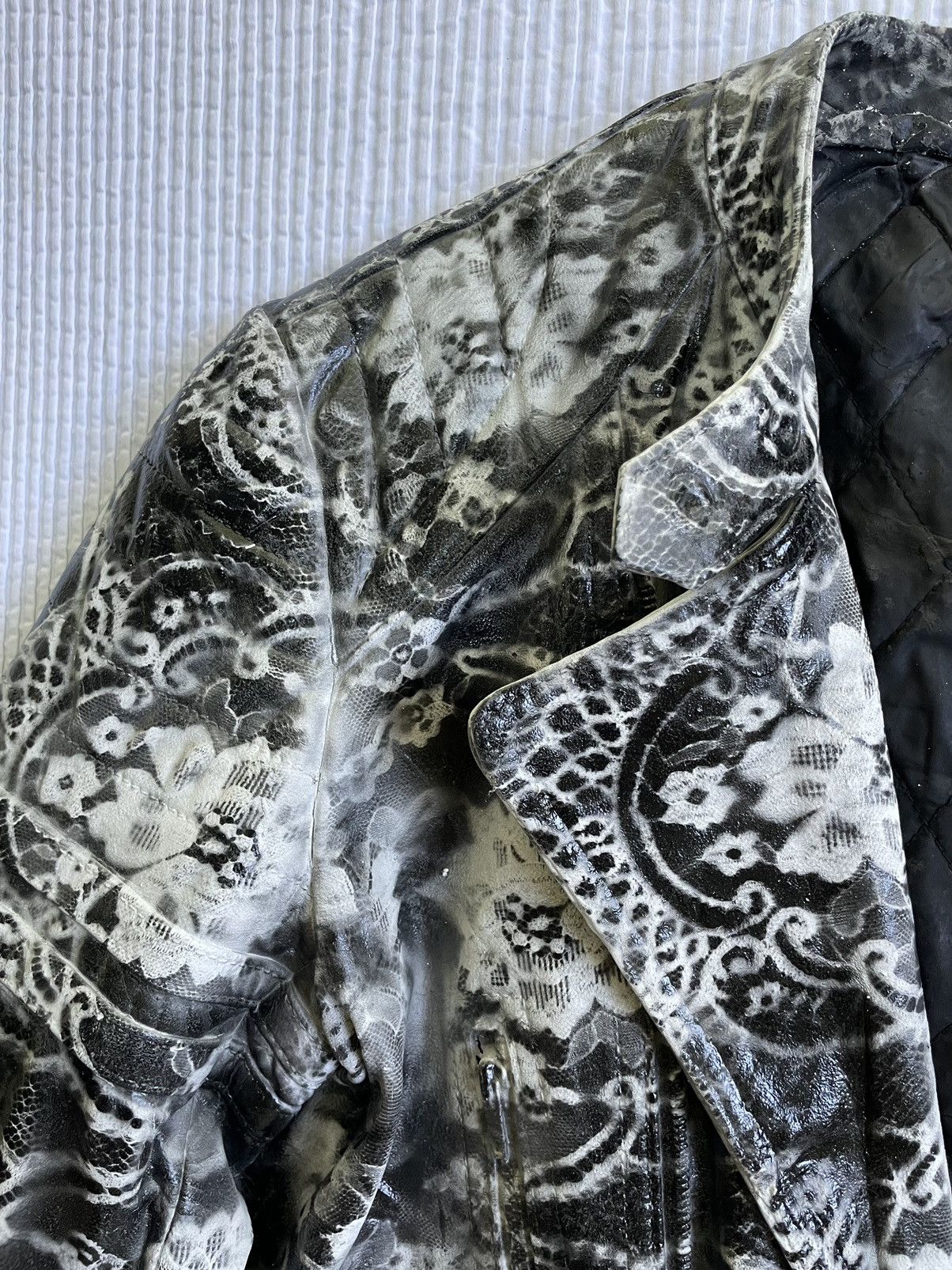 Handmade PERFECT SEXY CAFE RACER MOTO JACKET Size US M / EU 48-50 / 2 - 11 Thumbnail