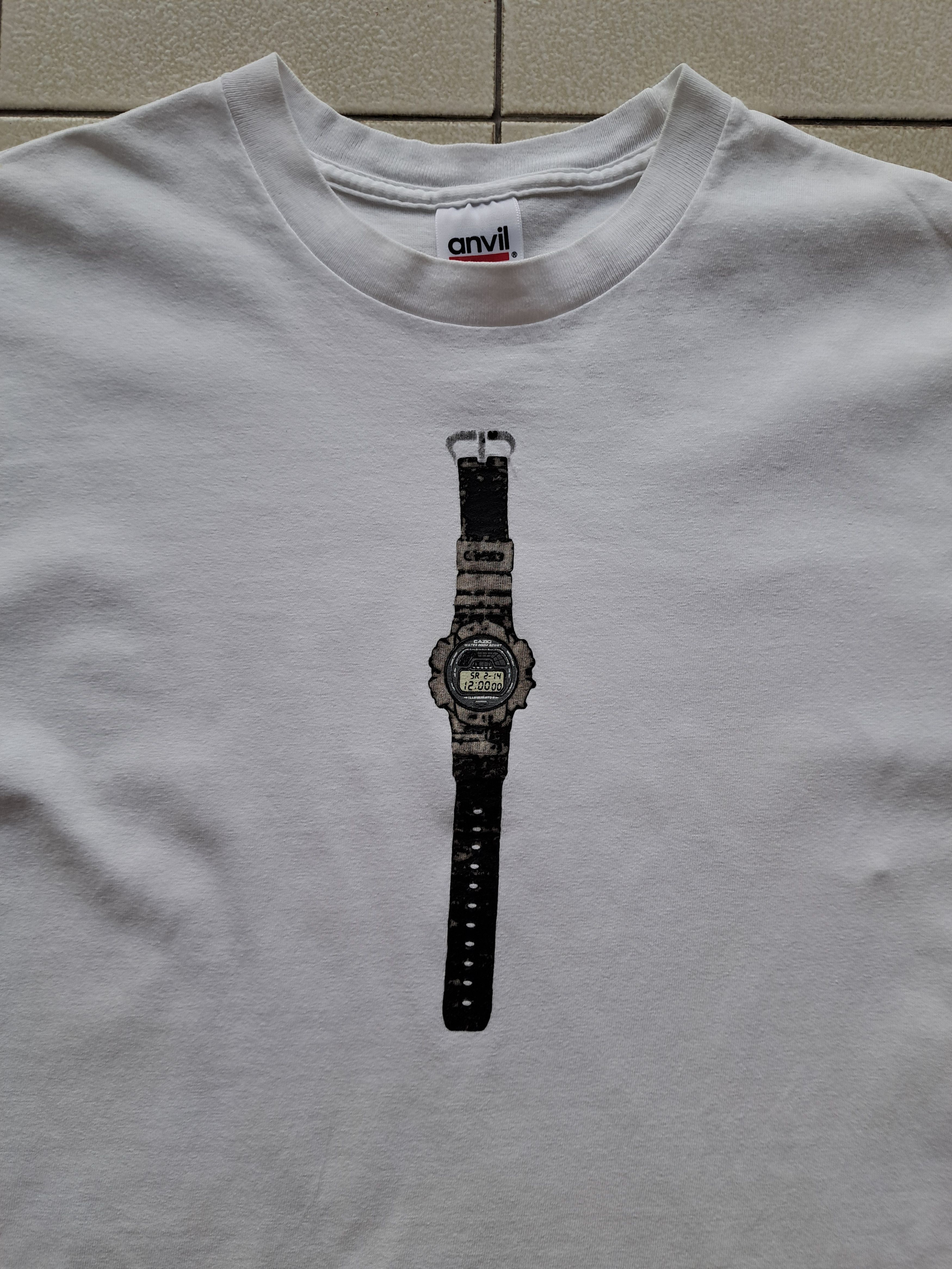 Vintage Vintage 90s G Shock Watch T-Shirt Size US L / EU 52-54 / 3 - 2 Thumbnail