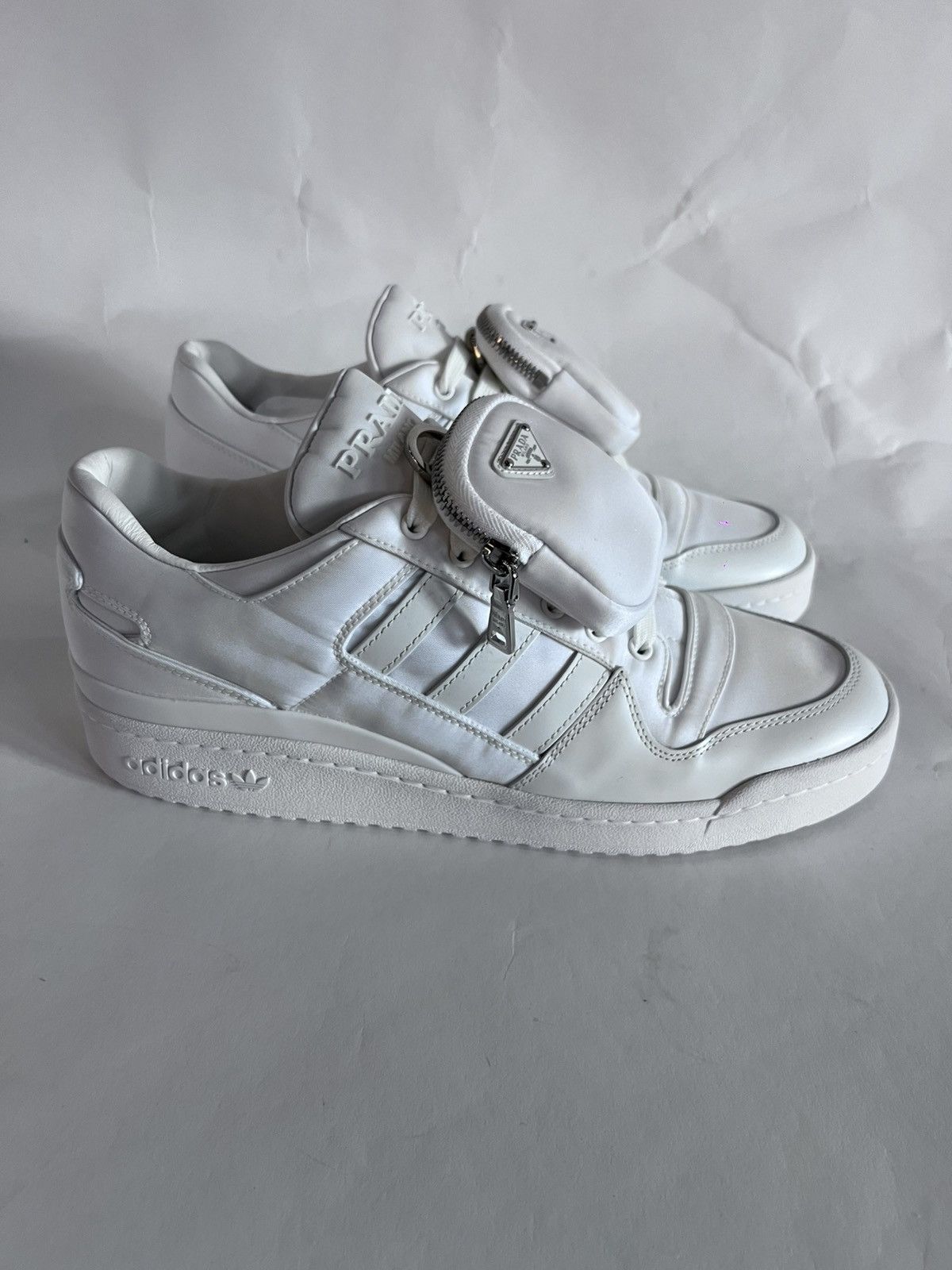 Adidas × Prada Adidas x Prada White Re-Nylon size 10.5 Size US 10.5 / EU 43-44 - 3 Thumbnail