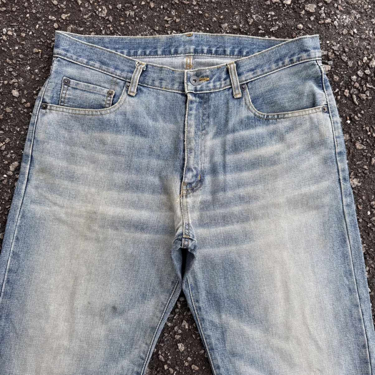 Japanese Brand Vintage Japanese Brand Faded Rusty Blue Denim Jean Pants Size US 35 - 2 Thumbnail