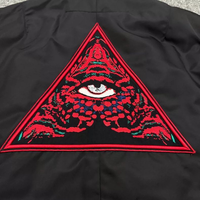 Givenchy Givenchy Size50 Devil Eye Cotton Fleece Jacket Size US M / EU 48-50 / 2 - 3 Thumbnail