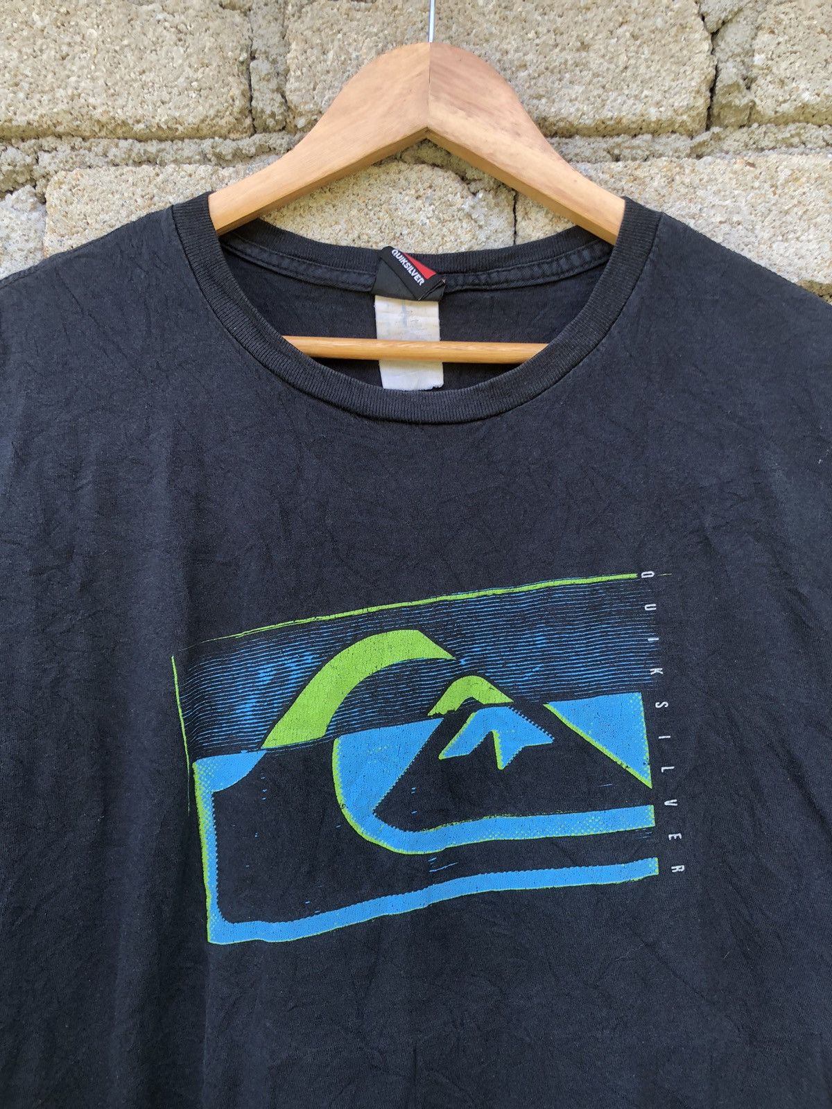 Quiksilver Vintage 90s Quicksilver Logo Tshirt Size US XL / EU 56 / 4 - 4 Thumbnail