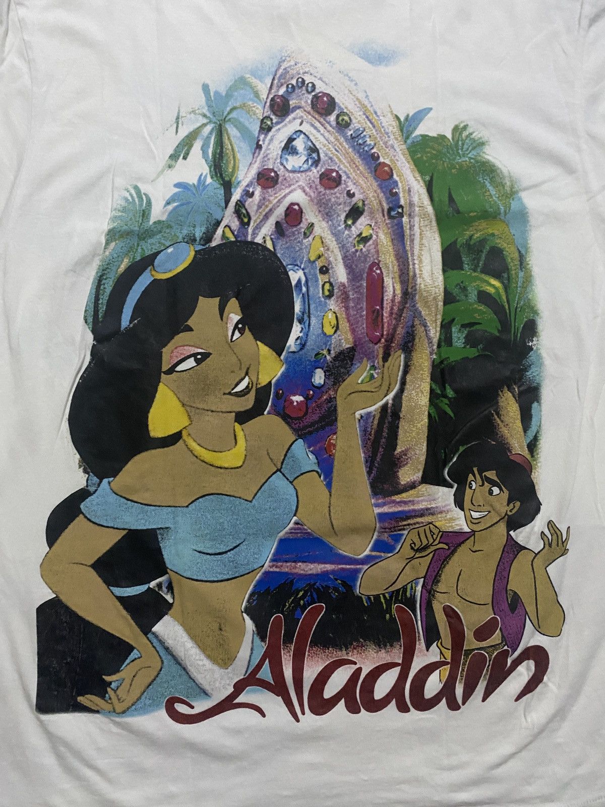 Other Vintage Style Disney Aladdin FanMade DoubleSided Limited Tee Size US XL / EU 56 / 4 - 8 Thumbnail