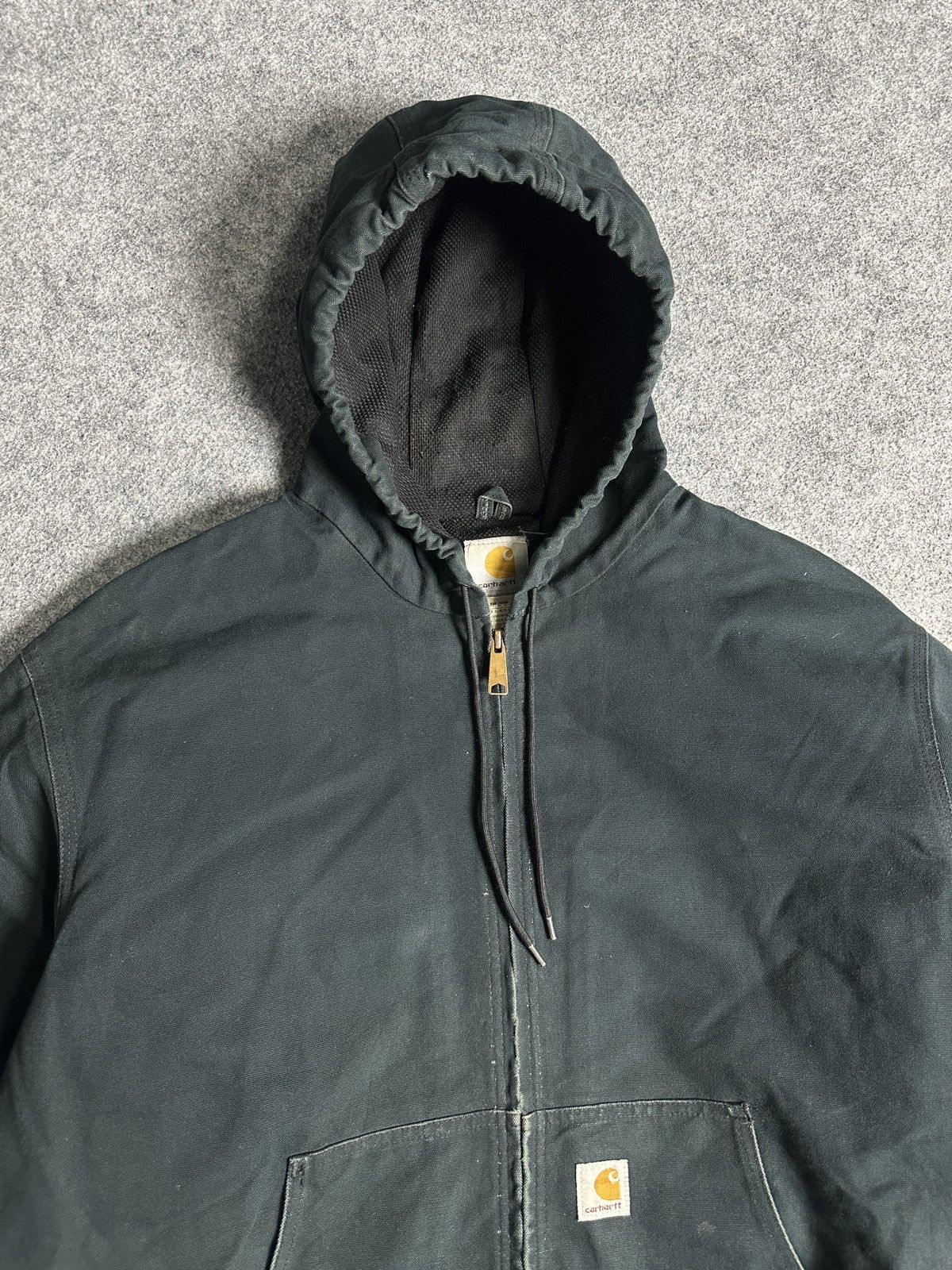 Carhartt Carhartt J131 BLK Active Jacket Black Made in USA boxy fit. Size US XL / EU 56 / 4 - 3 Thumbnail