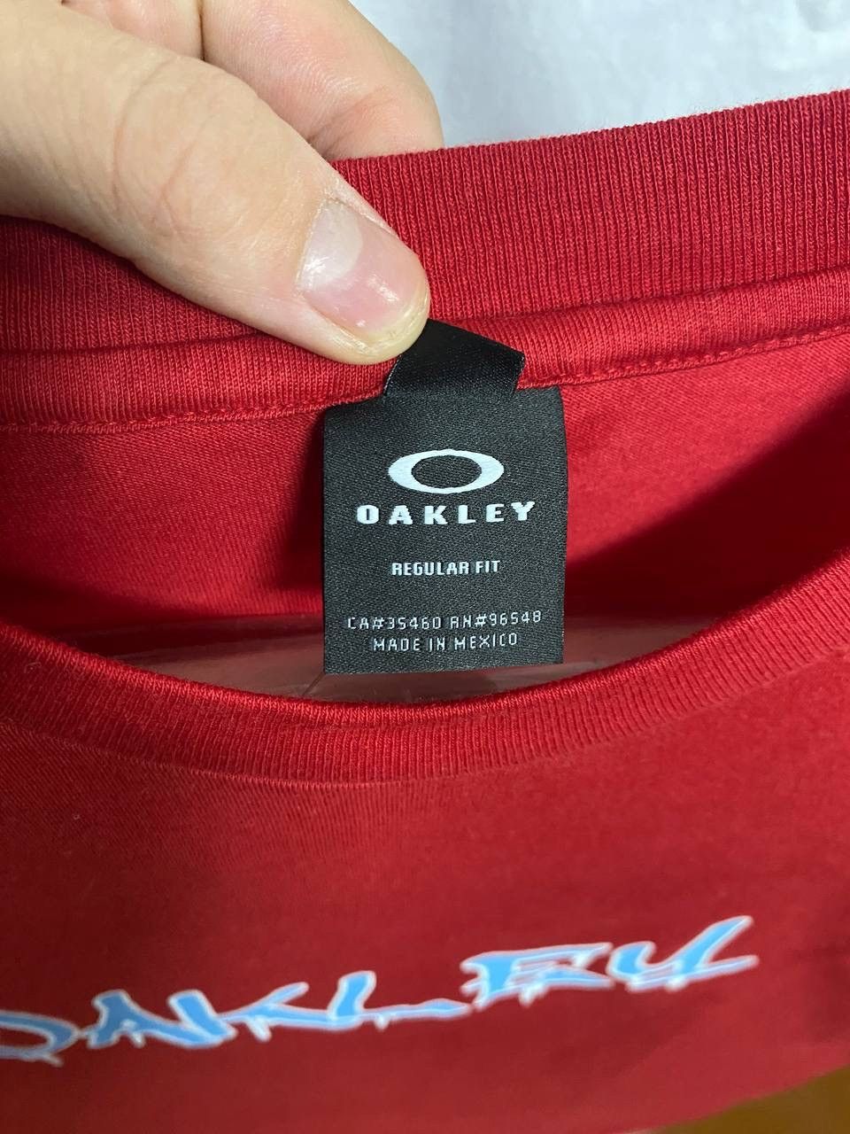 Oakley 👕 Oakley Graffiti Logo T-Shirt Size US M / EU 48-50 / 2 - 4 Thumbnail
