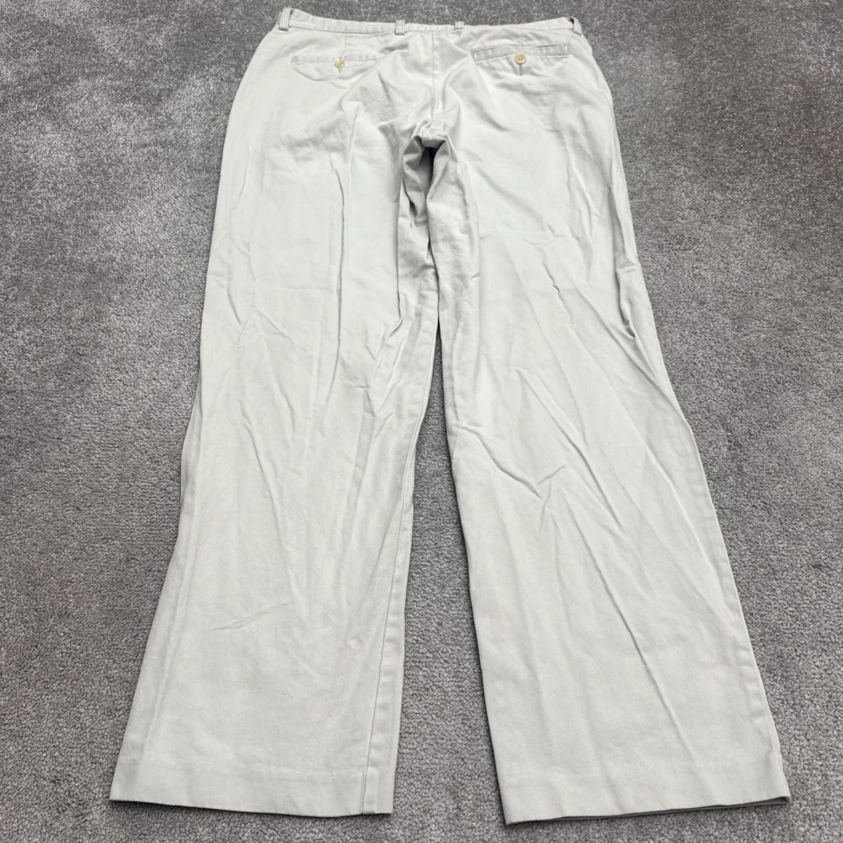 J.Crew J.CREW Beige Chino Pants Mens 36x30 Straight Leg Cotton Casual Work Preppy Size US 36 / EU 52 - 2 Thumbnail