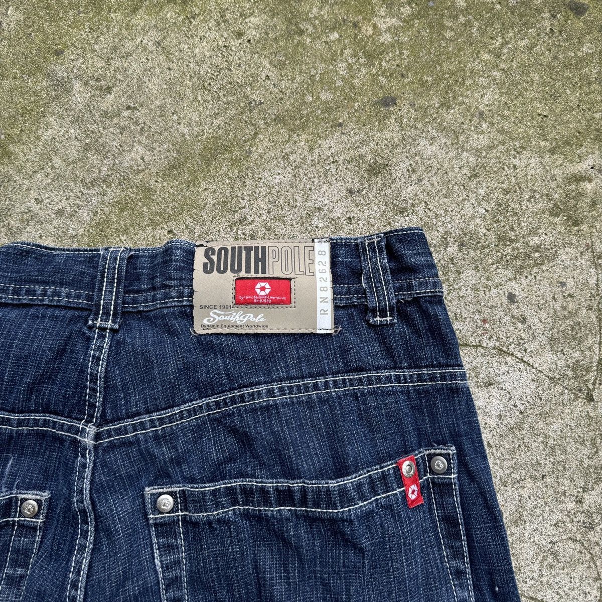 Southpole Y2K Southpole Faded Skater Jean Shorts ERD Grunge Thrashed Size US 32 / EU 48 - 14 Thumbnail