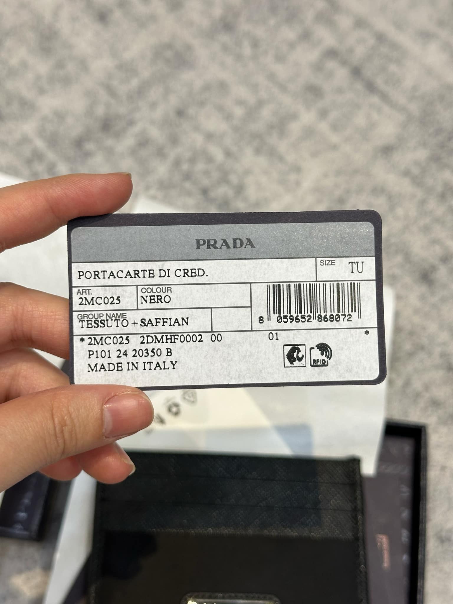 Prada PRADA Re-Nylon And Saffiano Leather Card Holder Size ONE SIZE - 5 Thumbnail