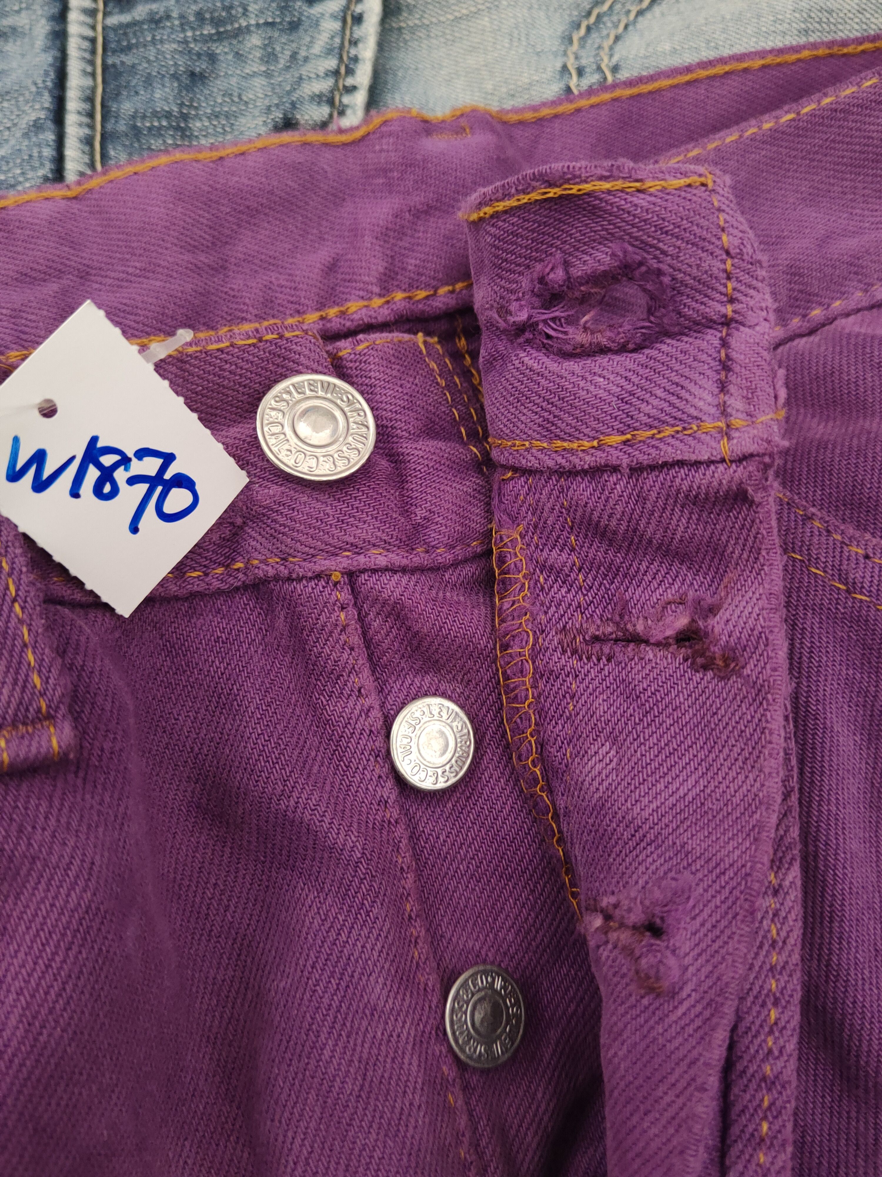 Levi's DL Levis multipocket reconstruct ripped Patched denim #W1870 Size US 32 / EU 48 - 18 Thumbnail