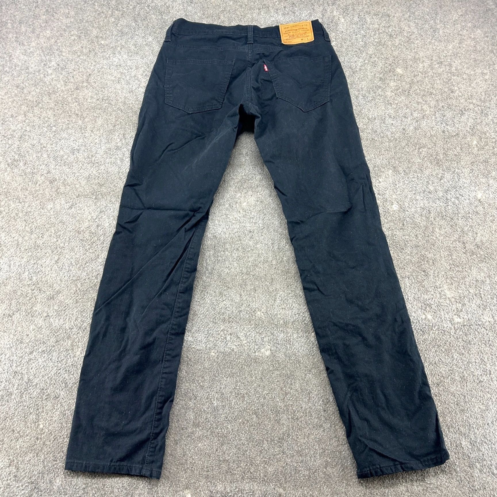 Levi's Levi's 511 Jeans Mens 31x32 Black Skinny Slim Fit Dark Wash Stretch Cotton Denim Zip Pockets Logo Zipper Regular Inseam 32 Size US 31 - 6 Thumbnail