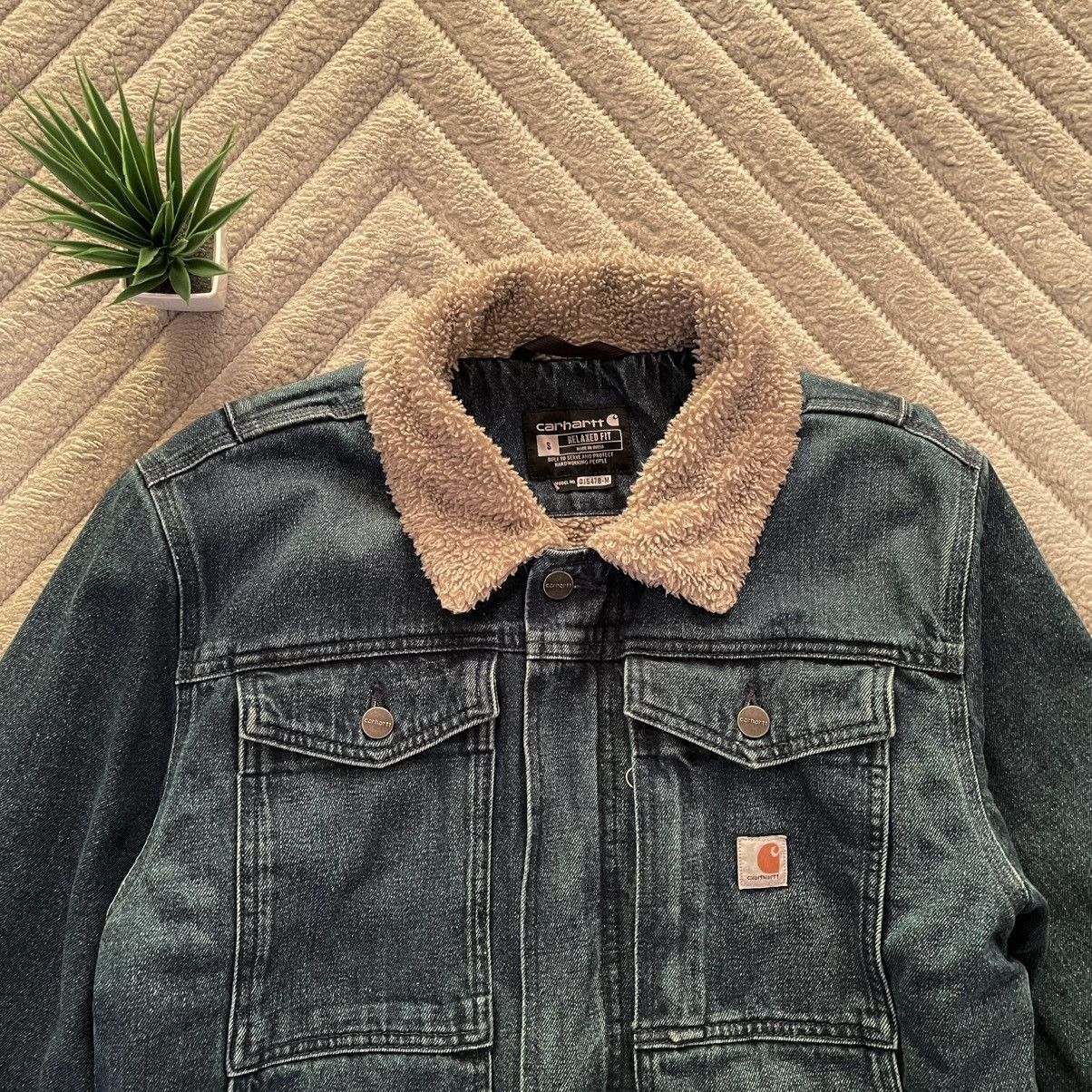 Carhartt Carhartt Winter Jeans Jacket x Streetwear x Outdoor Size US S / EU 44-46 / 1 - 2 Thumbnail