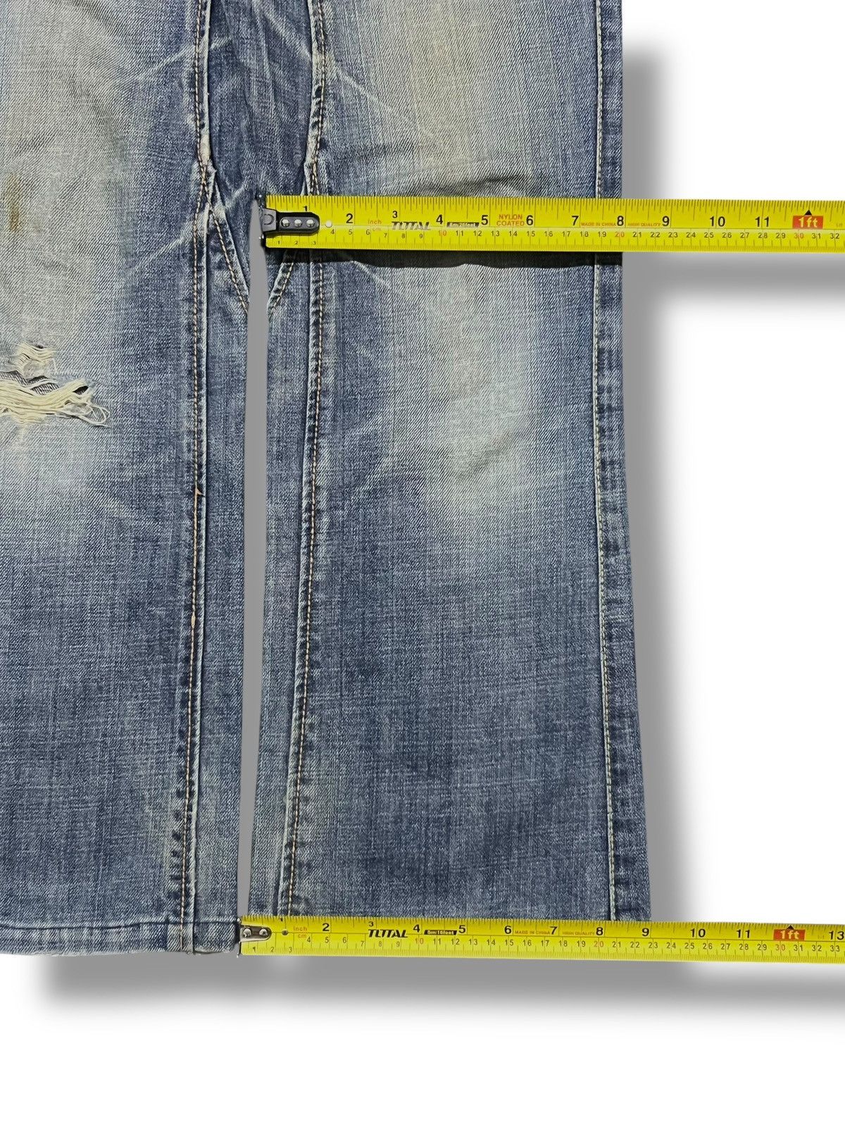 Japanese Brand Bootcut Vintage Red Pepper Up Grade - Faded,Distressed Denim Size US 28 / EU 44 - 15 Thumbnail