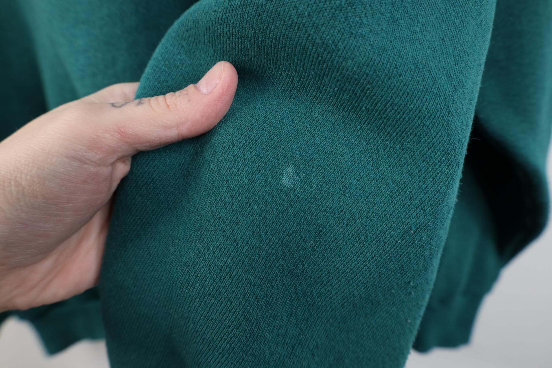 Vintage Vintage 90s Streetwear Blank Crewneck Sweatshirt Teal Green Size US XXL / EU 58 / 5 - 12 Thumbnail