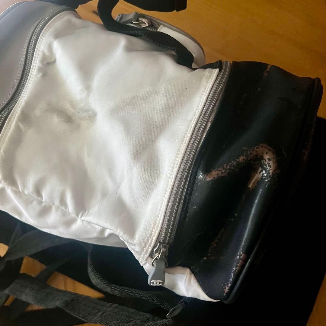 Chanel CHANEL Sports/Nylon Backpack / Daypack White Size ONE SIZE - 8 Thumbnail