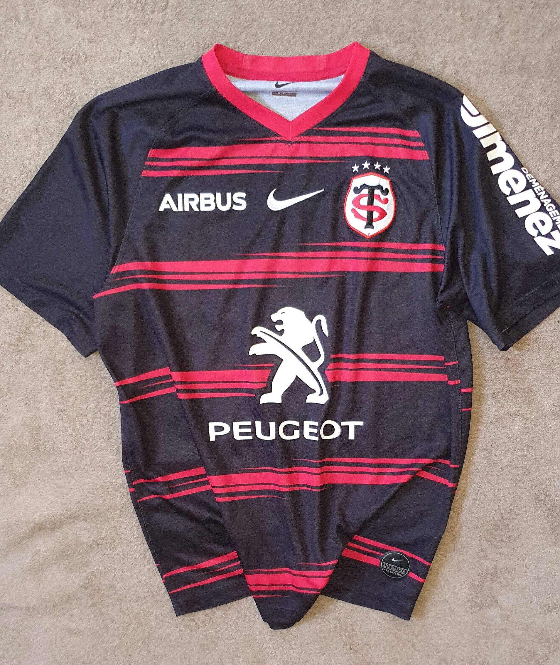 Other NIKE TOULOUSE AIRBUS Peugeot 20/21 STADIUM SOCCER jersey Size US L / EU 52-54 / 3 - 1 Thumbnail