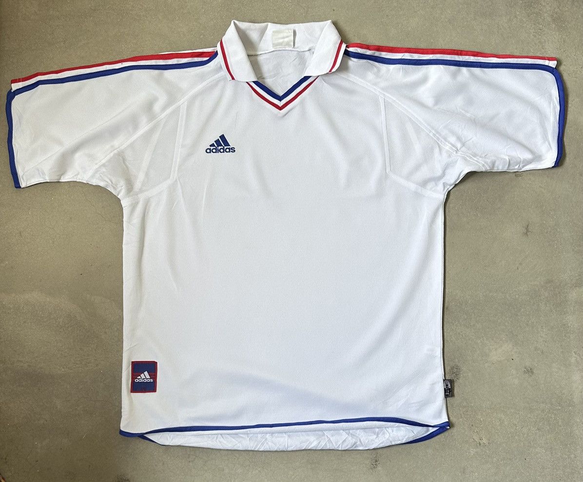 Adidas VINTAGE ADIDAS VENTEX FRANCE TEMPLATE JERSEY Size US L / EU 52-54 / 3 - 1 Thumbnail