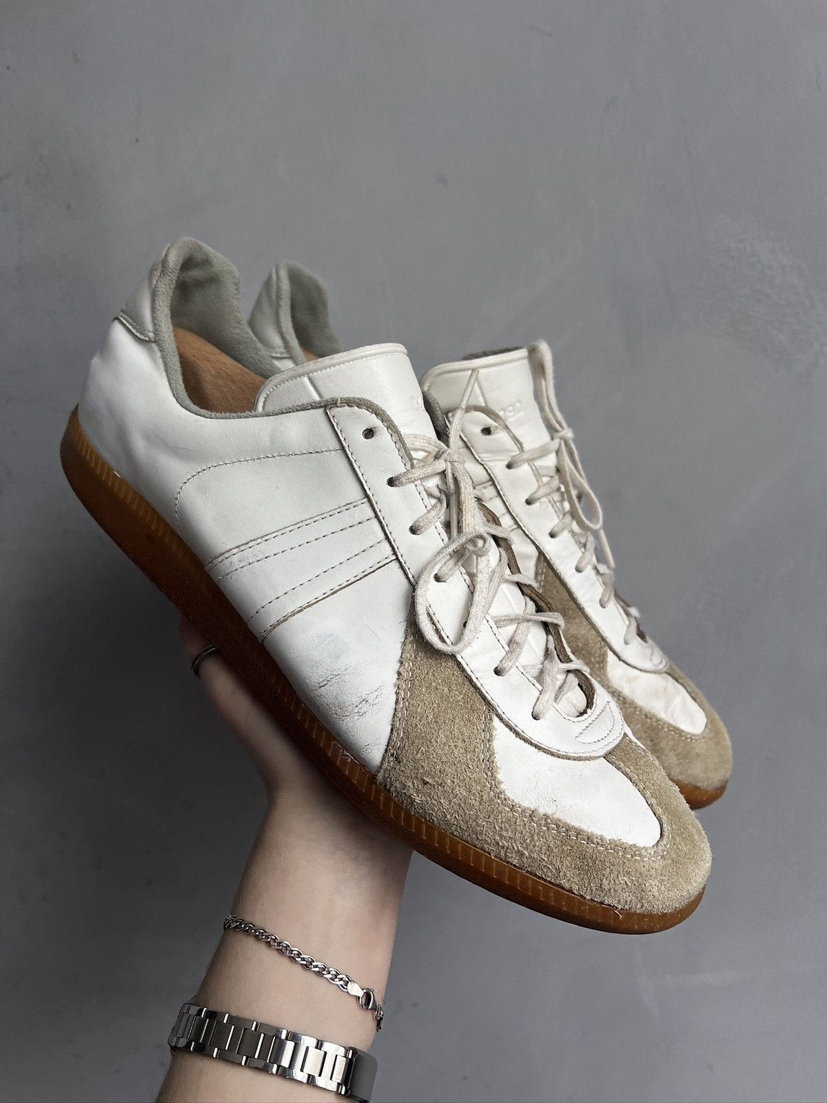 Japanese Brand Bw sports y2k margiela style leather low trainers hype Size US 11 / EU 44 - 1 Thumbnail