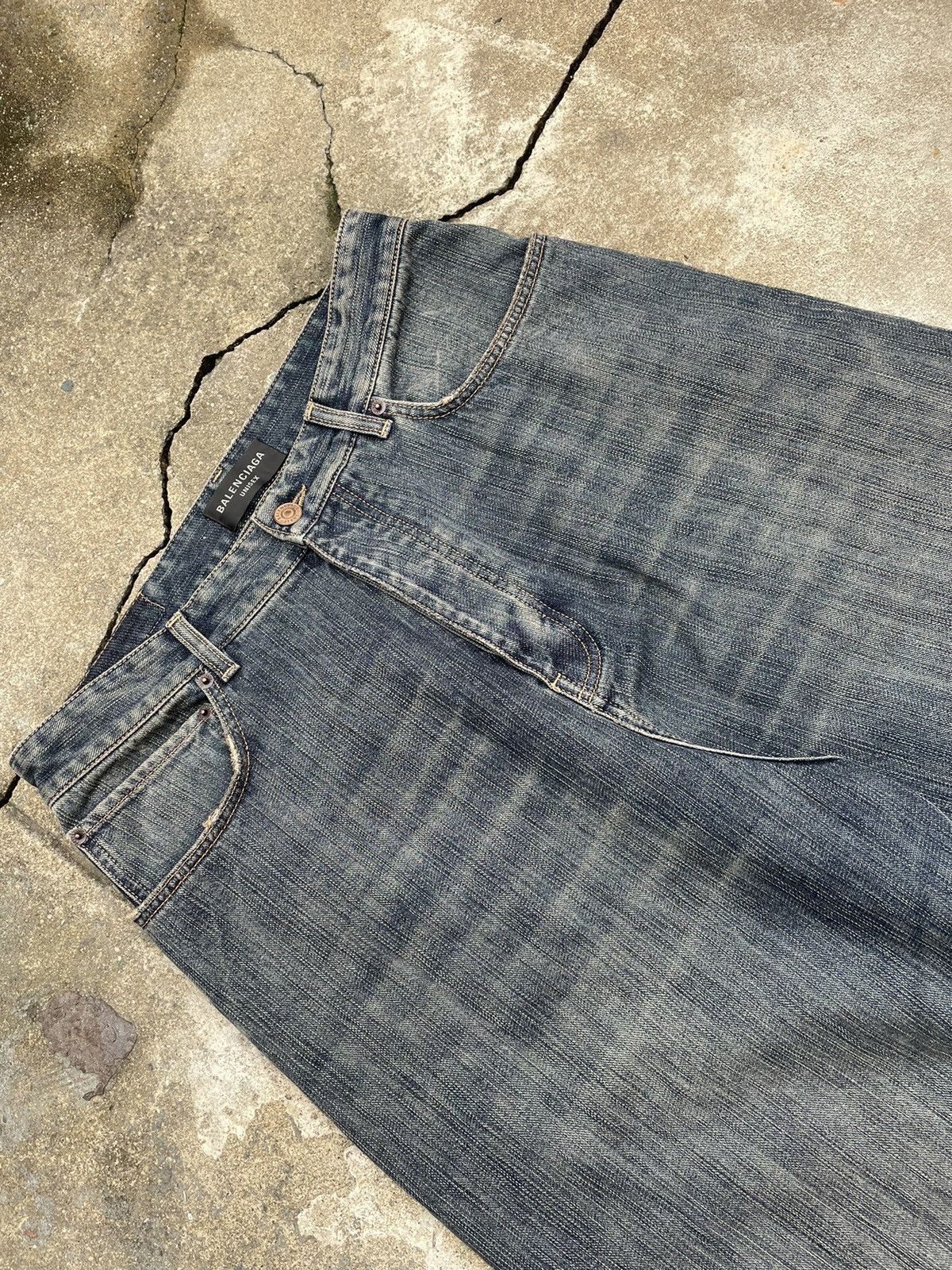 Balenciaga SS23 Baggy Wide Leg Denim Size US 32 / EU 48 - 4 Thumbnail