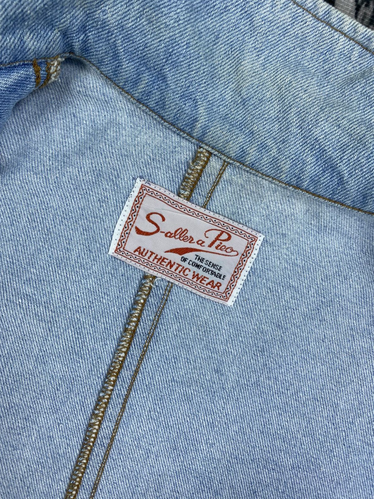Japanese Brand Vtg Saller A Pico Authentic Wear Denim Style Button Up Shirt Size US L / EU 52-54 / 3 - 10 Thumbnail