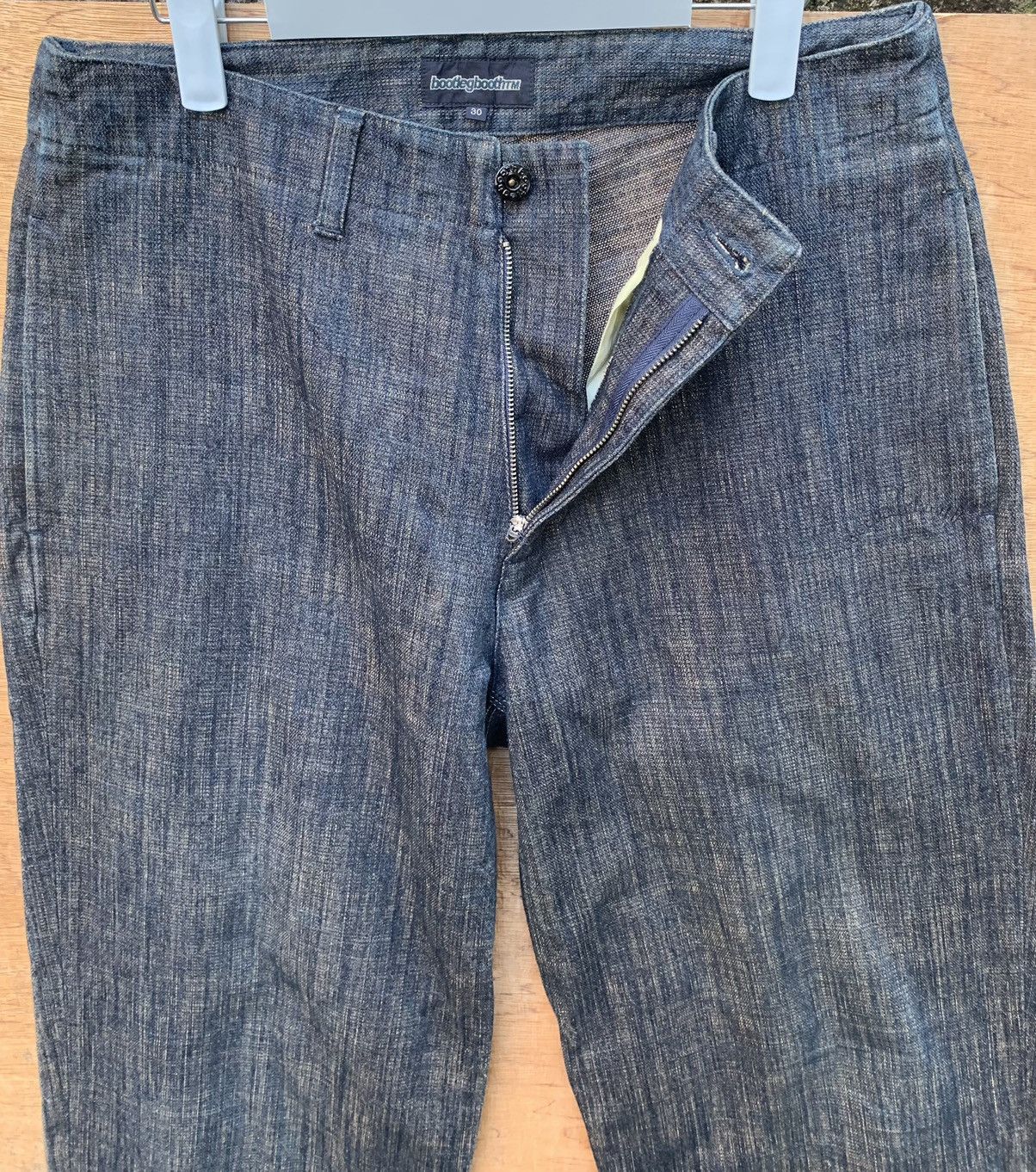 Japanese Brand 🔥🔥 bootlegboothTM Blue Denim Jeans Size US 31 - 14 Thumbnail