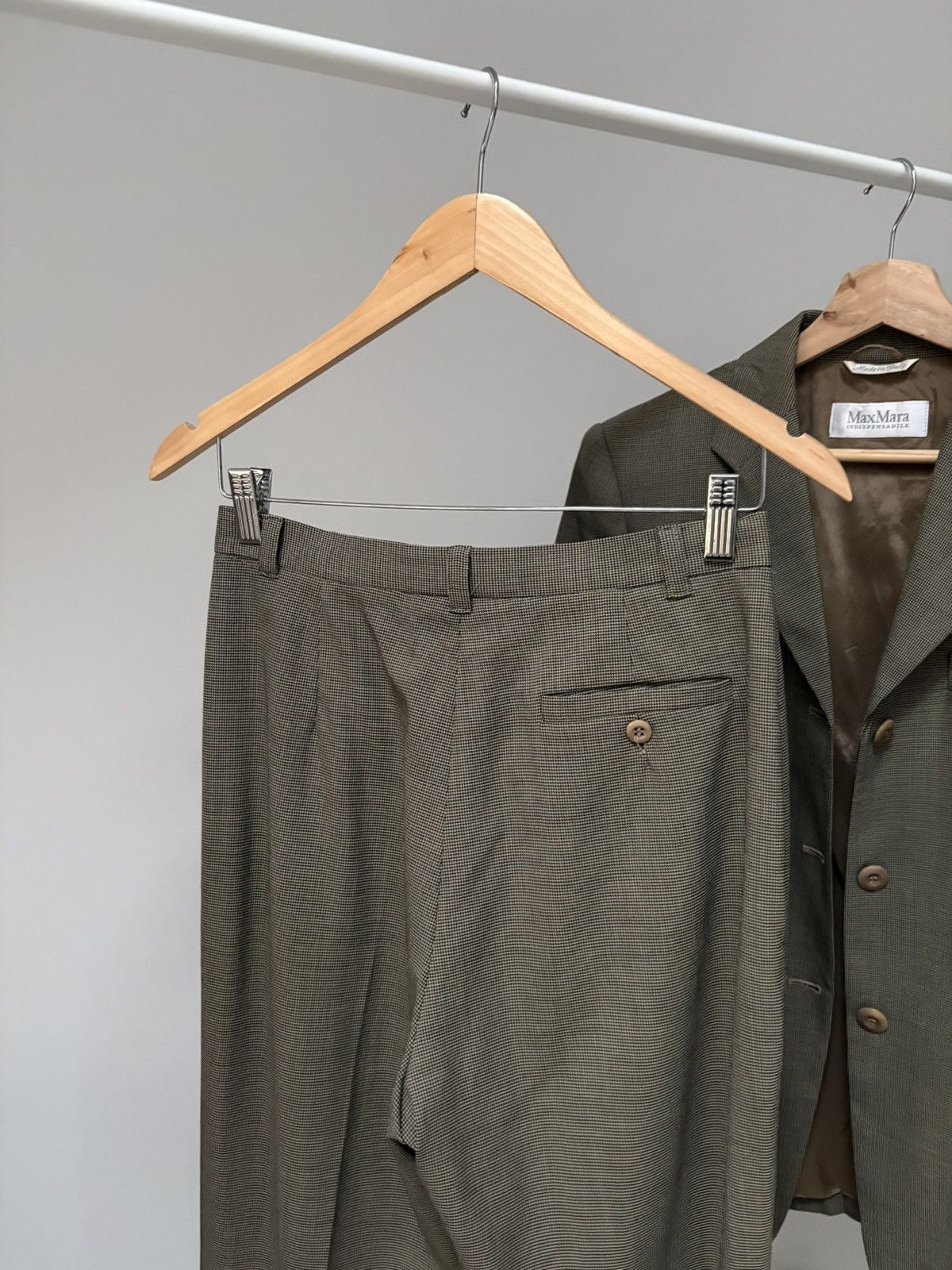 Max Mara Max Mara Suit Set Blazer And Pants Virgin Wool Size IT 42 Size M / US 6-8 / IT 42-44 - 19 Thumbnail