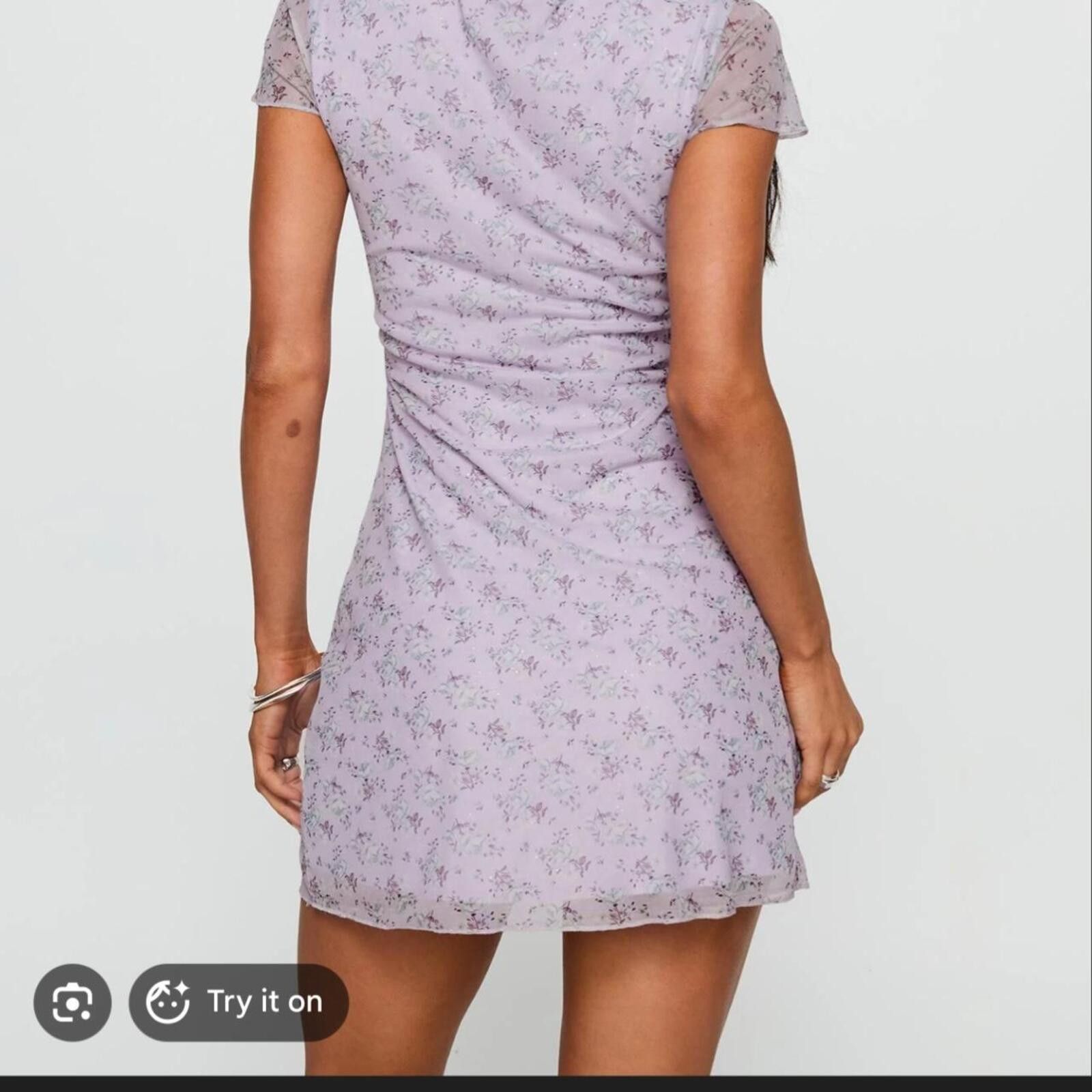 Other Princess Polly Bo Peep Mini Dress Lilac Size XS / US 0-2 / IT 36-38 - 5 Thumbnail