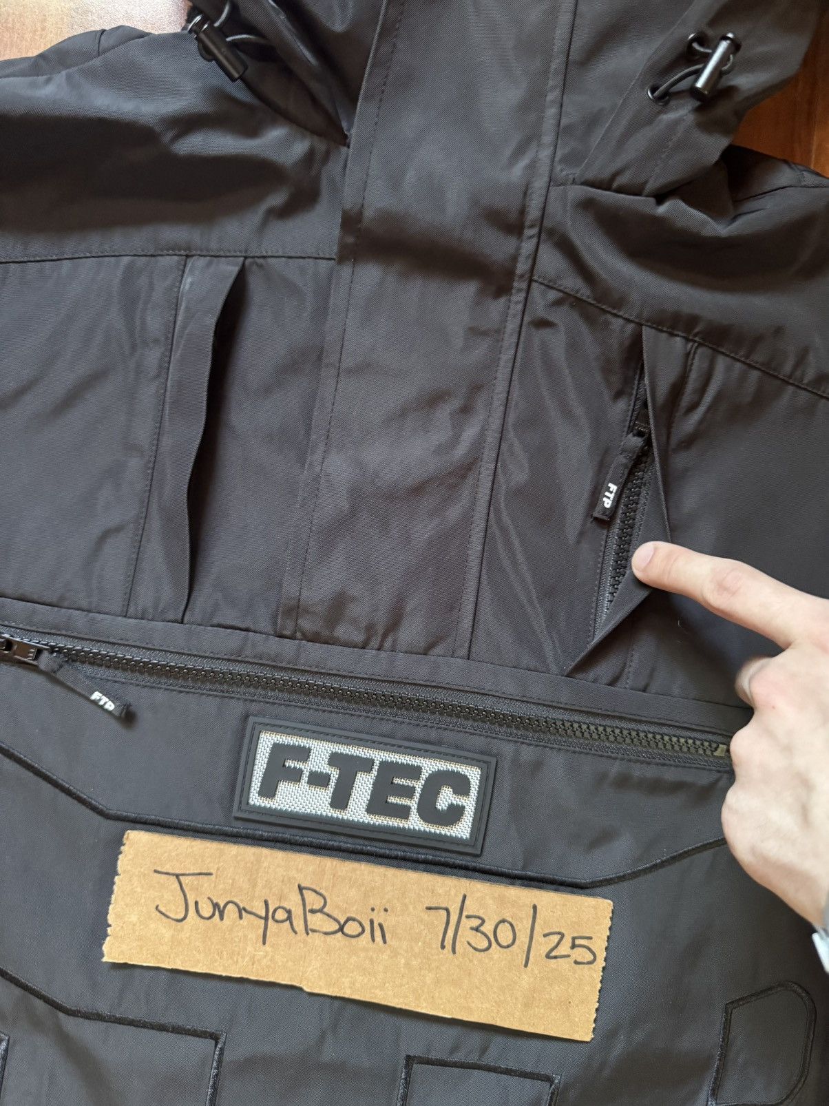 Fuck The Population FTP FW23 Black F-Tec Anorak Small Size US S / EU 44-46 / 1 - 11 Thumbnail