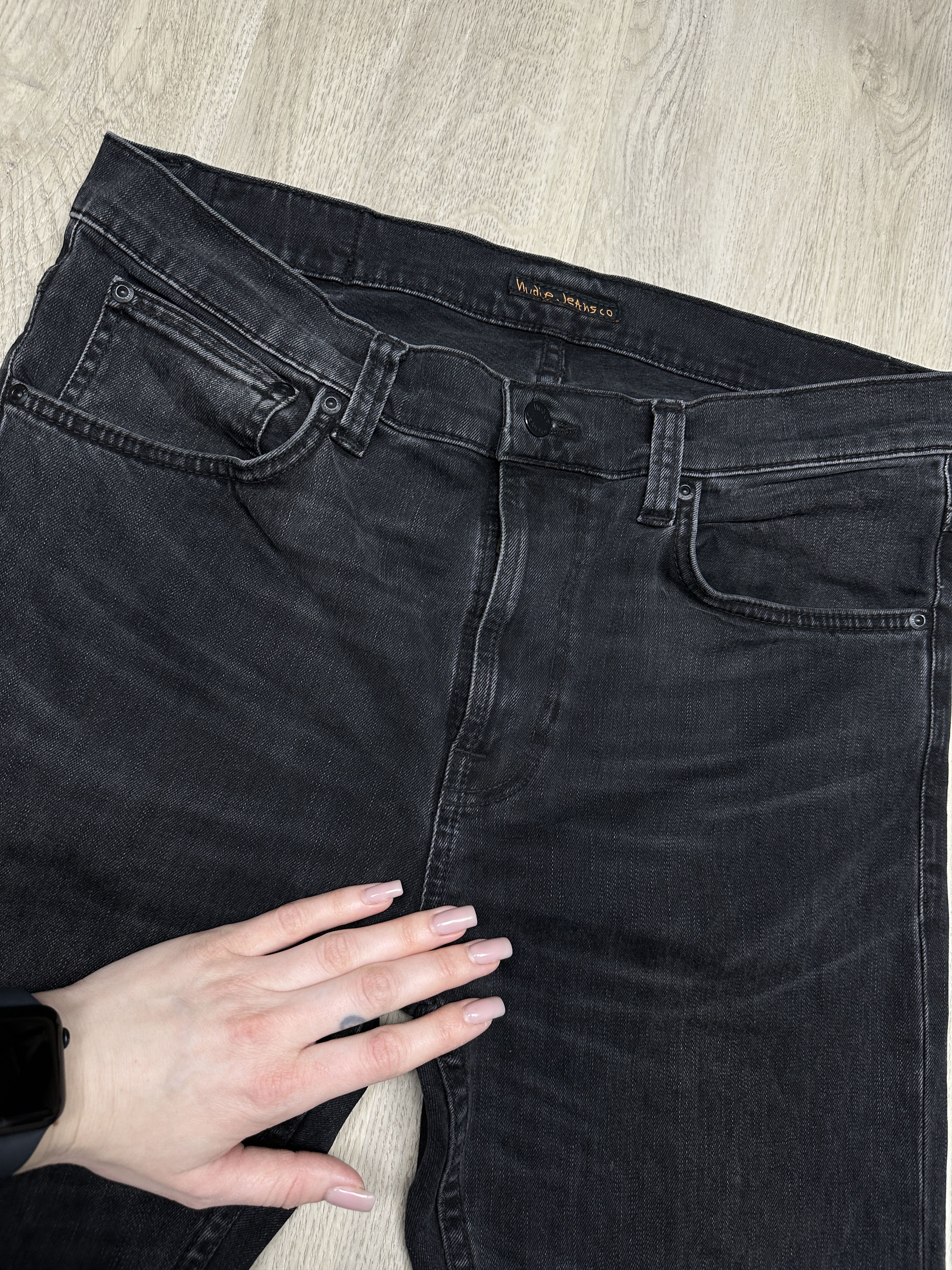 Nudie Jeans Nudie Jeans Lean Dean Mens Denim Pants Size US 33 - 7 Thumbnail