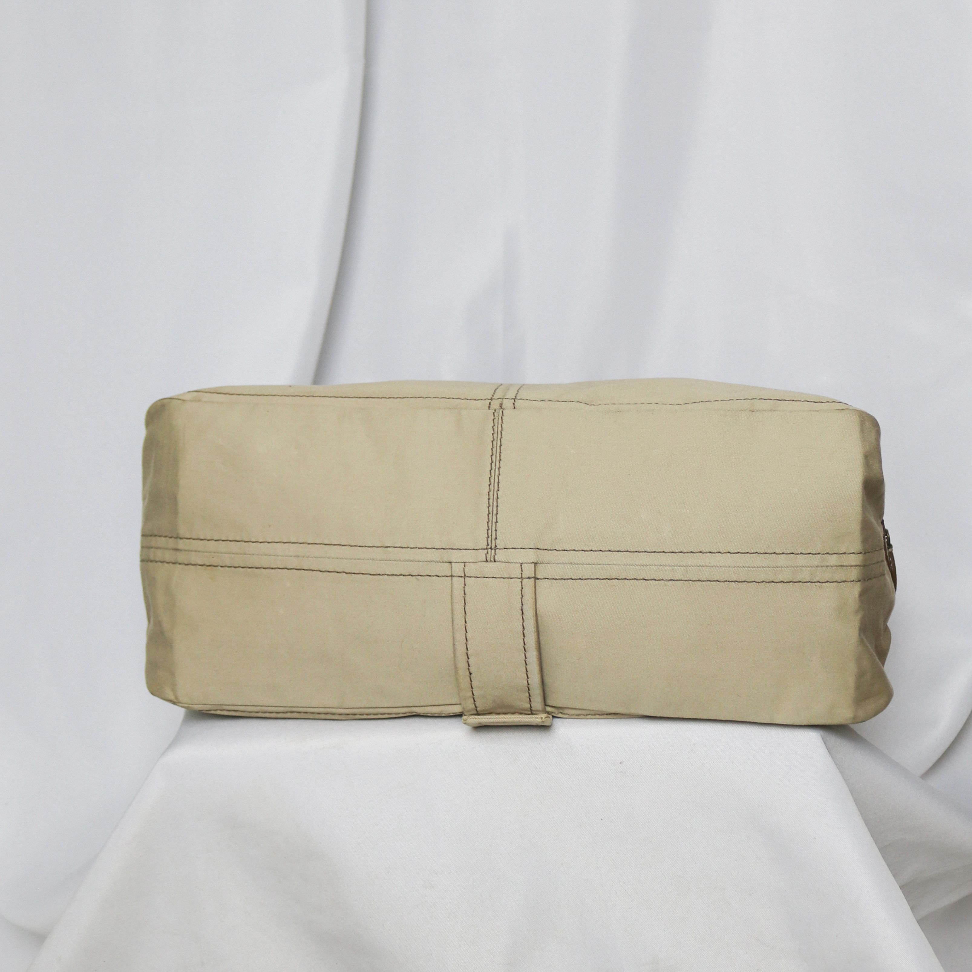 Miu Miu Miu Miu 2002 runway leather trim canvas bag Size ONE SIZE - 8 Thumbnail