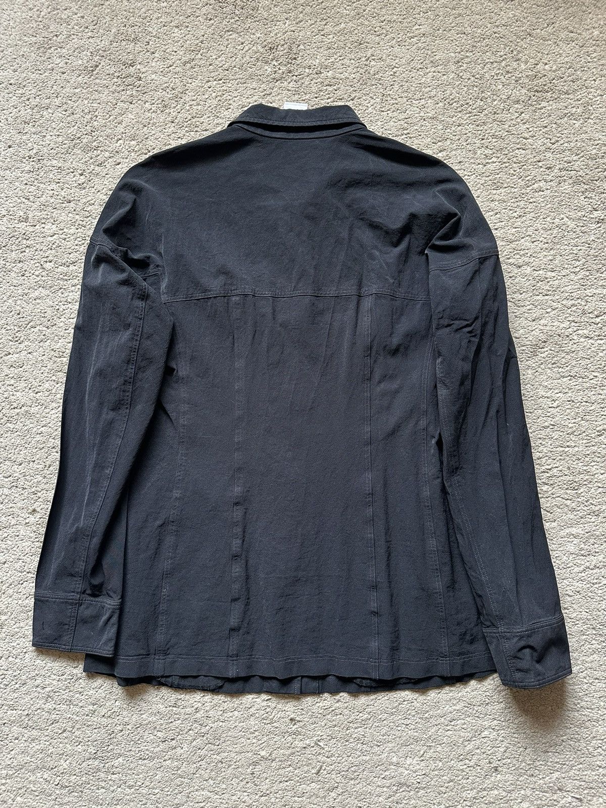 Issey Miyake AW1999 Vintage Issey Miyake Nylon Open Collar Light Jacket Size US L / EU 52-54 / 3 - 5 Thumbnail