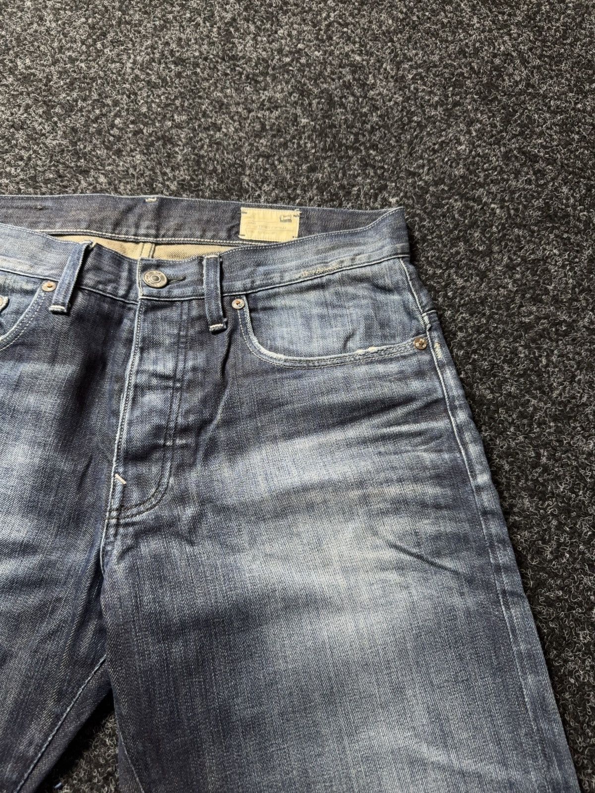 G-Star 00s G-Star RAW 3301 Distressed Hem LGB Opium Punk Jeans Y2K Size US 32 / EU 48 - 8 Thumbnail