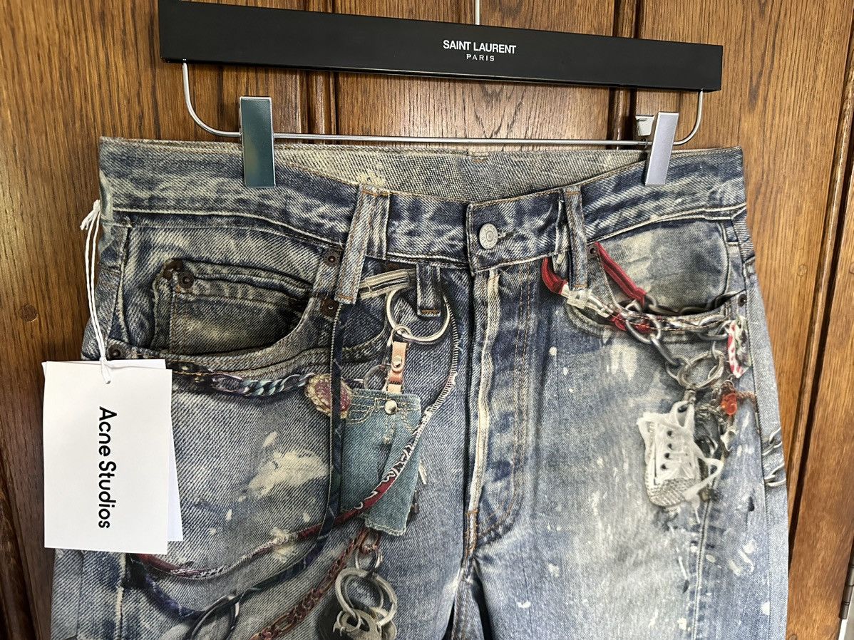 Acne Studios SS24 Acne studios loose fit rope chain jeans 48 Size US 32 / EU 48 - 13 Thumbnail