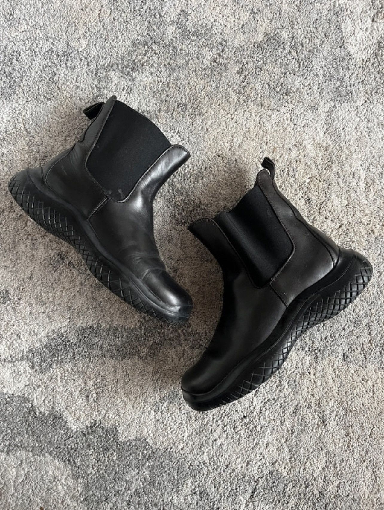 Prada Prada 1999 Chelsea shoes with vibram soles Size US 7.5 / IT 37.5 - 3 Thumbnail