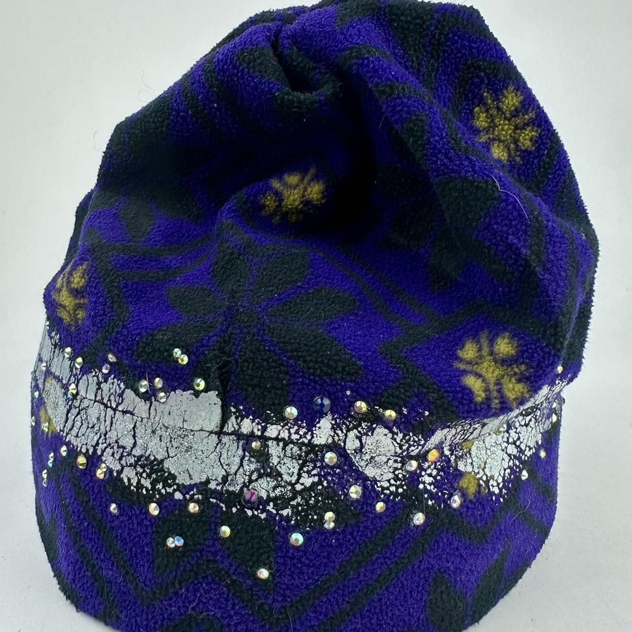 Columbia ASTROBOI* PURPLE FAIR ISLES FLEECE RHINESTONE BEANIE Size ONE SIZE - 1 Thumbnail
