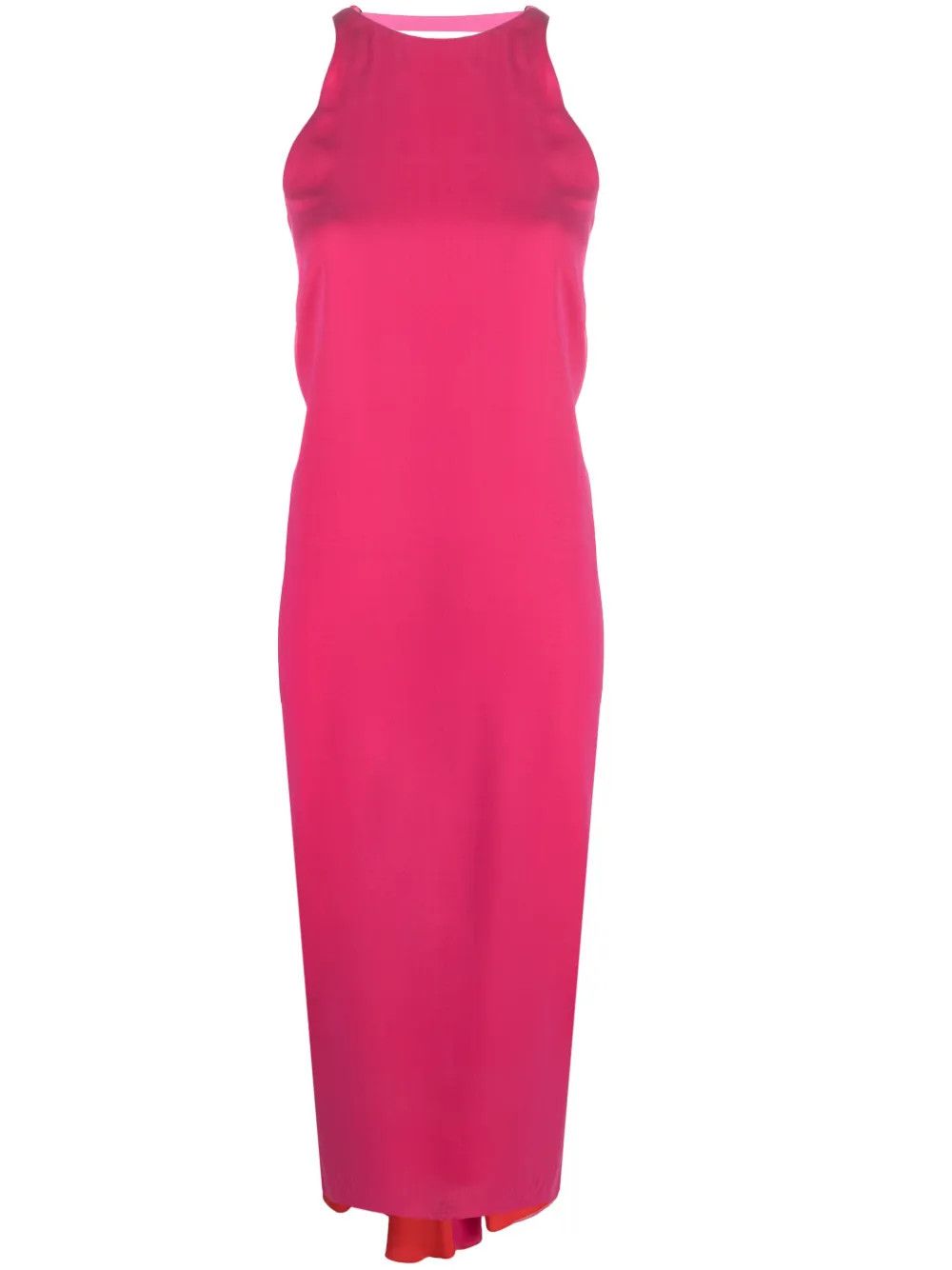 Fendi o1y0925 Midi Dress in Magenta Size S / US 4 / IT 40 - 1 Thumbnail