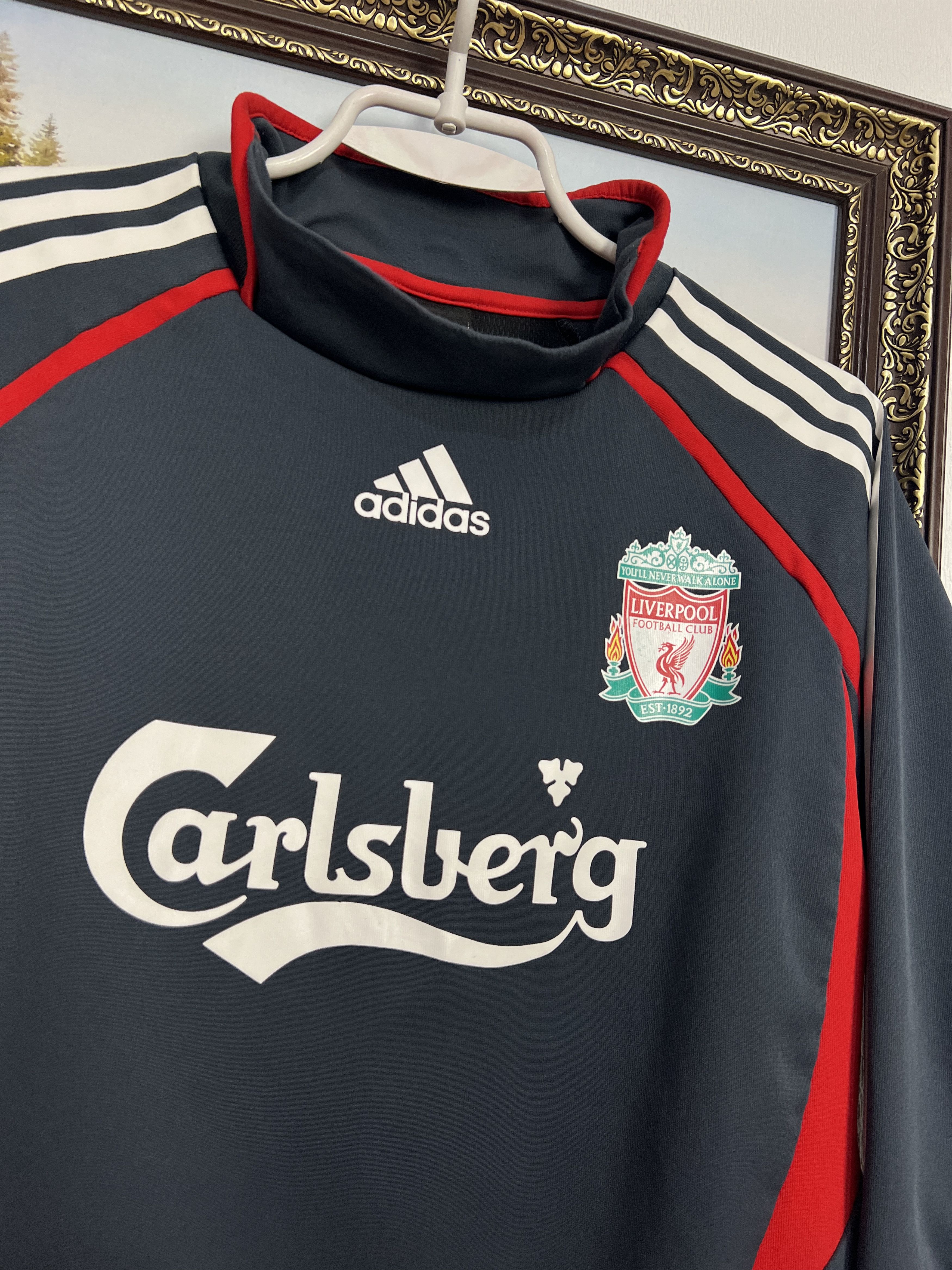 Adidas Liverpool Football Player Issue Train Sweatshirt Track Top Size US M / EU 48-50 / 2 - 3 Thumbnail