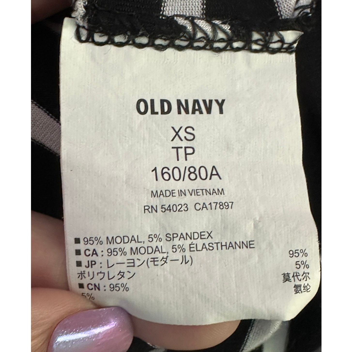 Old Navy Old Navy stripe long sleeves turtle neck T-shirt size XS Size XS / US 0-2 / IT 36-38 - 4 Thumbnail