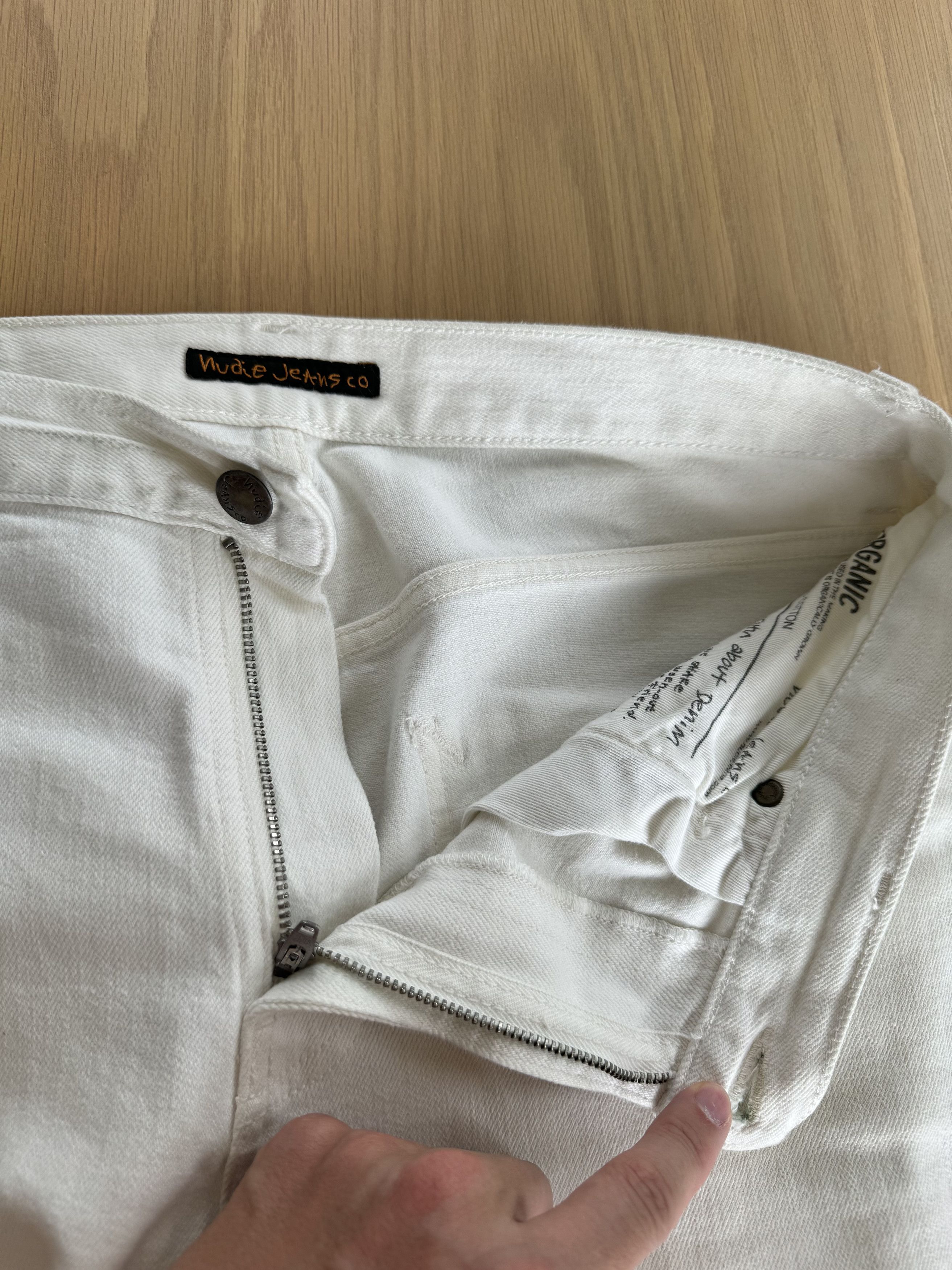 Nudie Jeans Nudie Jeans Brut Knut - Twill Ecru Selvage *RARE*🔥 Size US 28 / EU 44 - 6 Thumbnail
