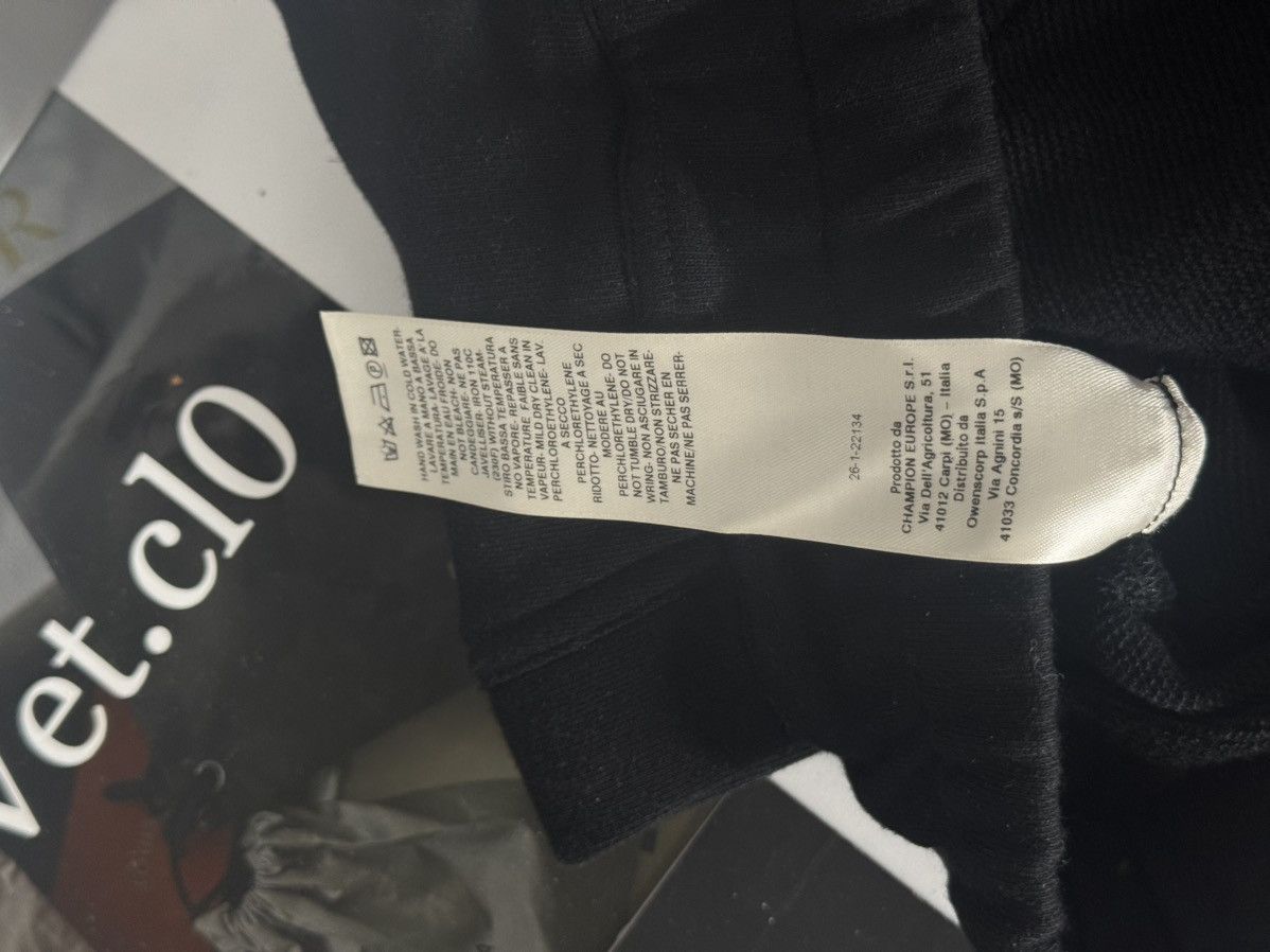 Rick Owens Drkshdw ✅ Rick Owens x Champion Black Cotton Shorts Pentagram L Size US 32 / EU 48 - 8 Thumbnail