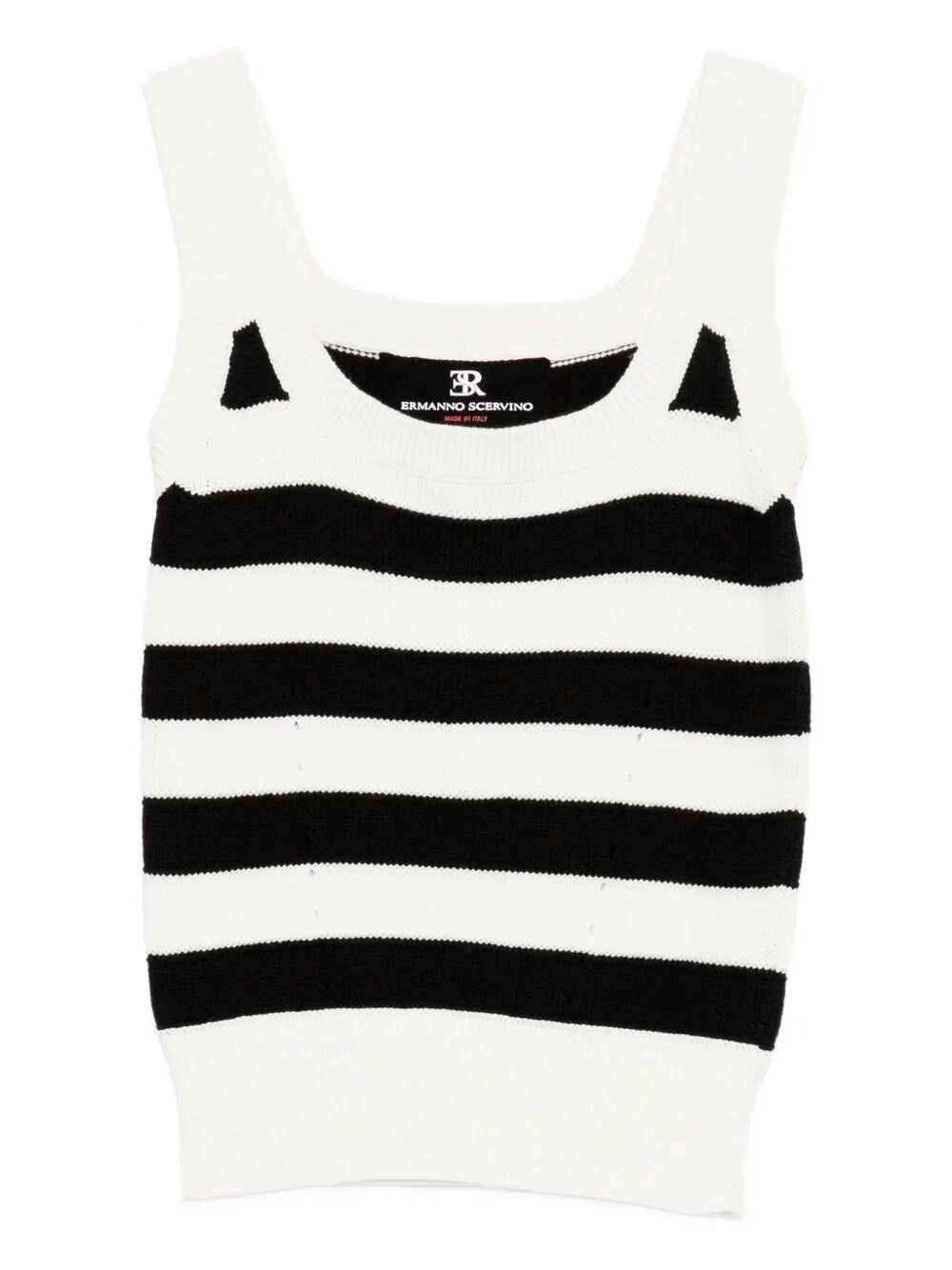 Ermanno Scervino Knit Tank Top Size M / US 6-8 / IT 42-44 - 1 Thumbnail