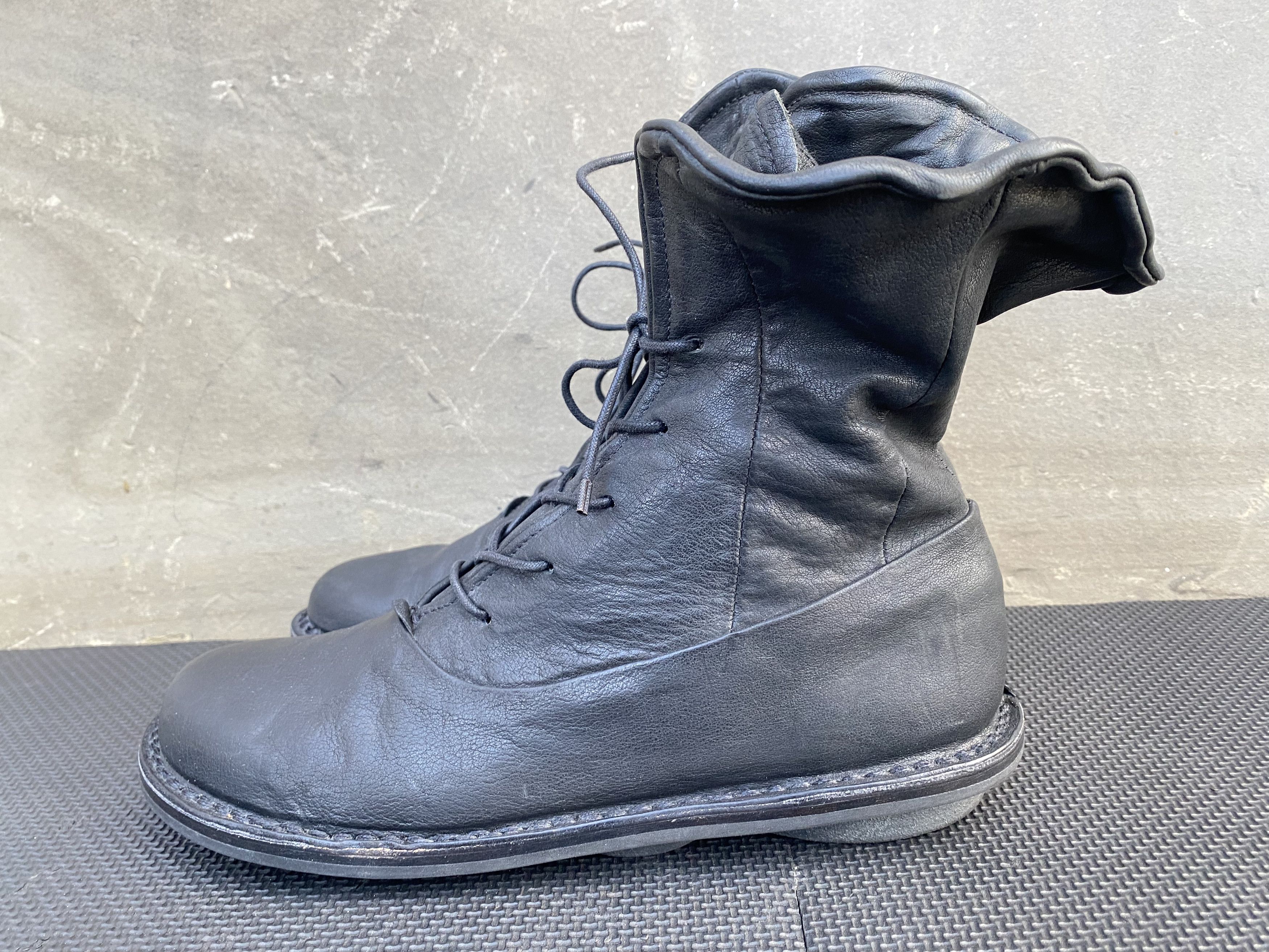 Trippen Trippen Women's Leather Black Flower design Medieval Size US 10.5 / IT 40.5 - 5 Thumbnail