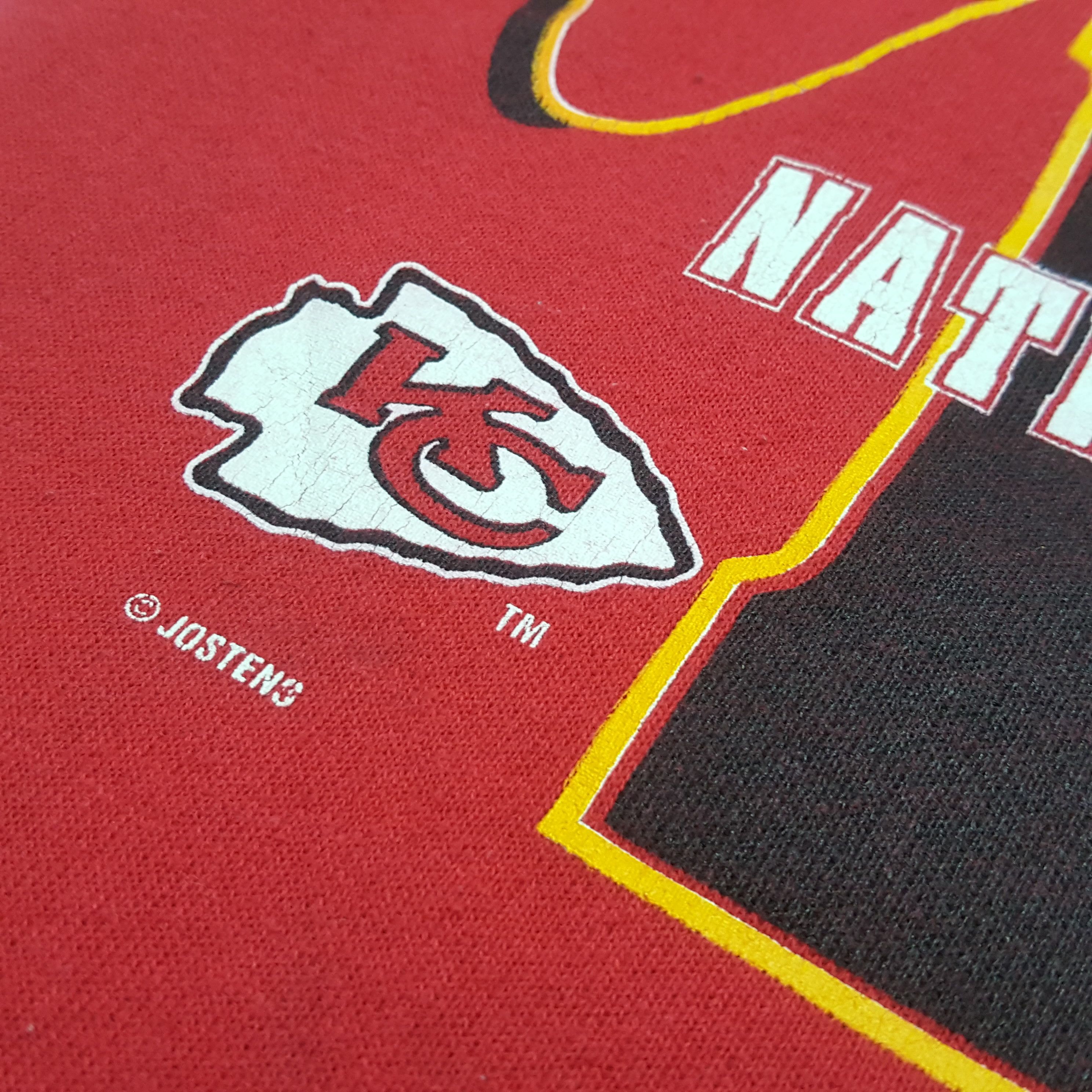 NFL Kansas City Chiefs Football Team Vintage Sweatshirt 34 Size US M / EU 48-50 / 2 - 8 Thumbnail