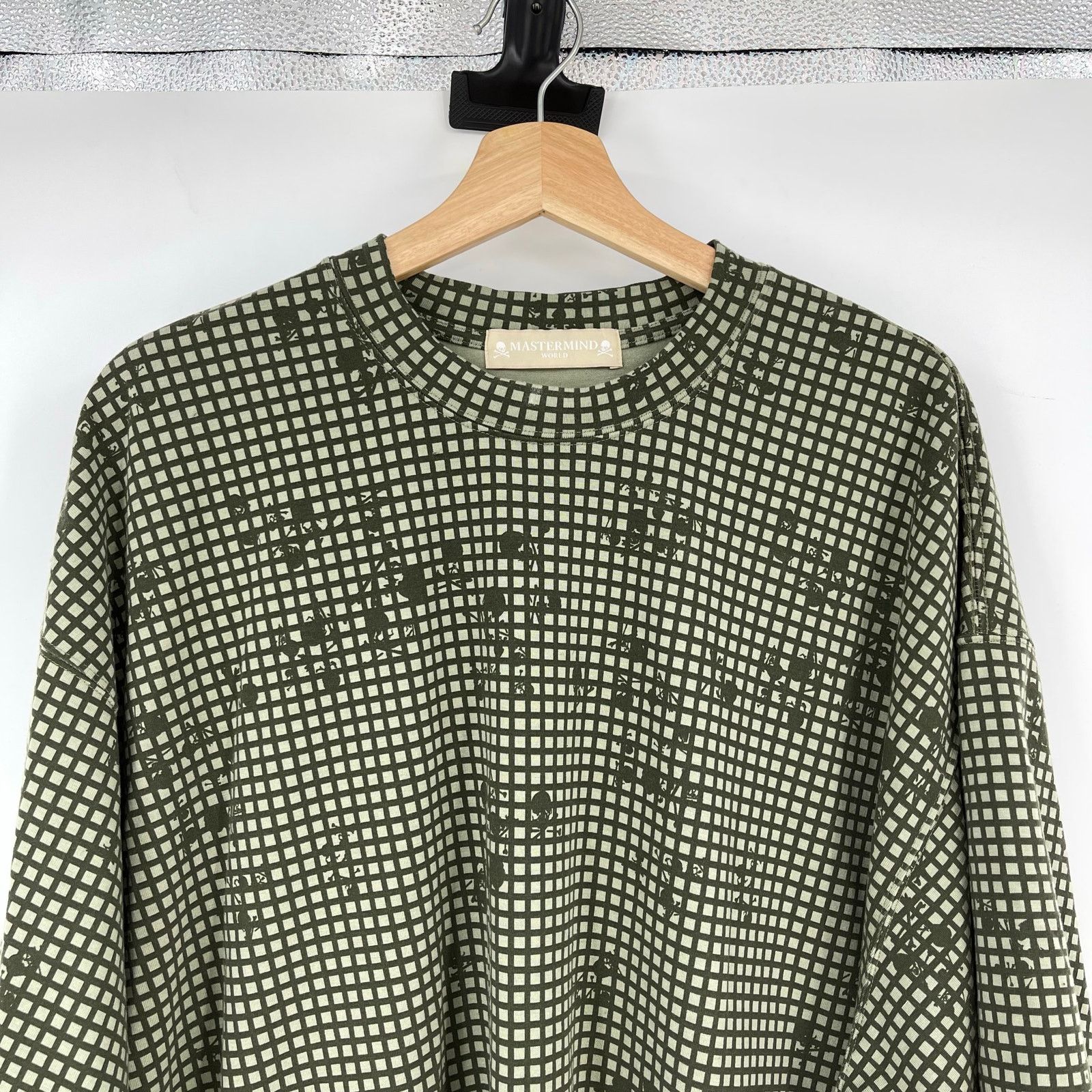 Mastermind Japan Mastermind World | Khaki Check T-shirt In Night Desert L Size US L / EU 52-54 / 3 - 6 Thumbnail