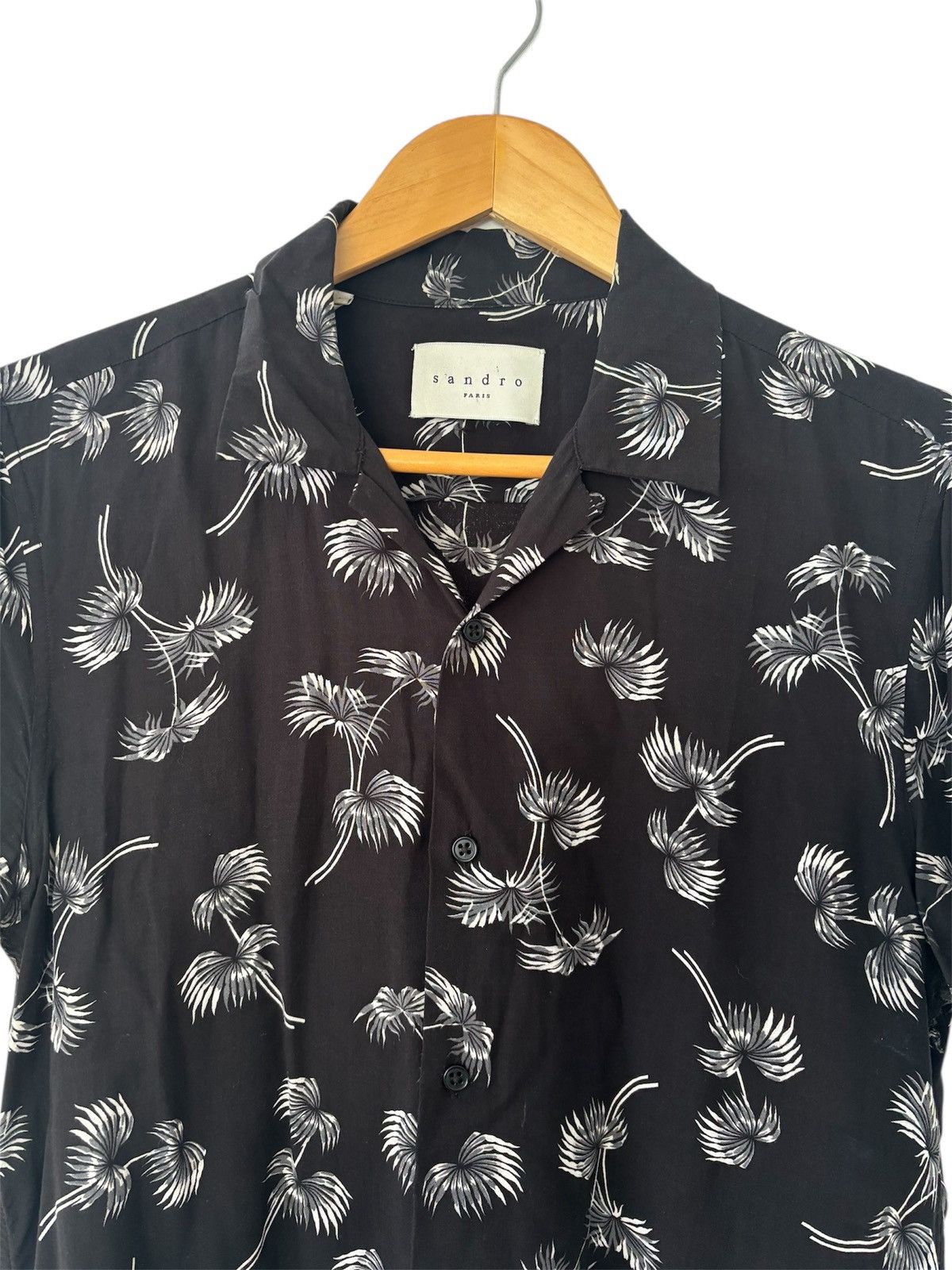 Sandro Sandro Retro Palm Tree Shirt Size US L / EU 52-54 / 3 - 2 Thumbnail