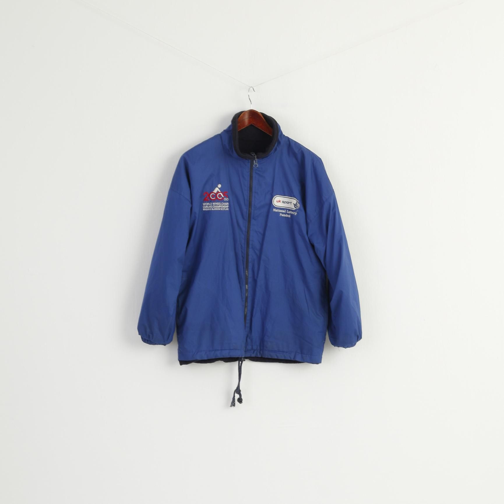 Vintage Active Fleece by Resust Men S Jacket Navy Windproof 0931 Size US S / EU 44-46 / 1 - 1 Thumbnail