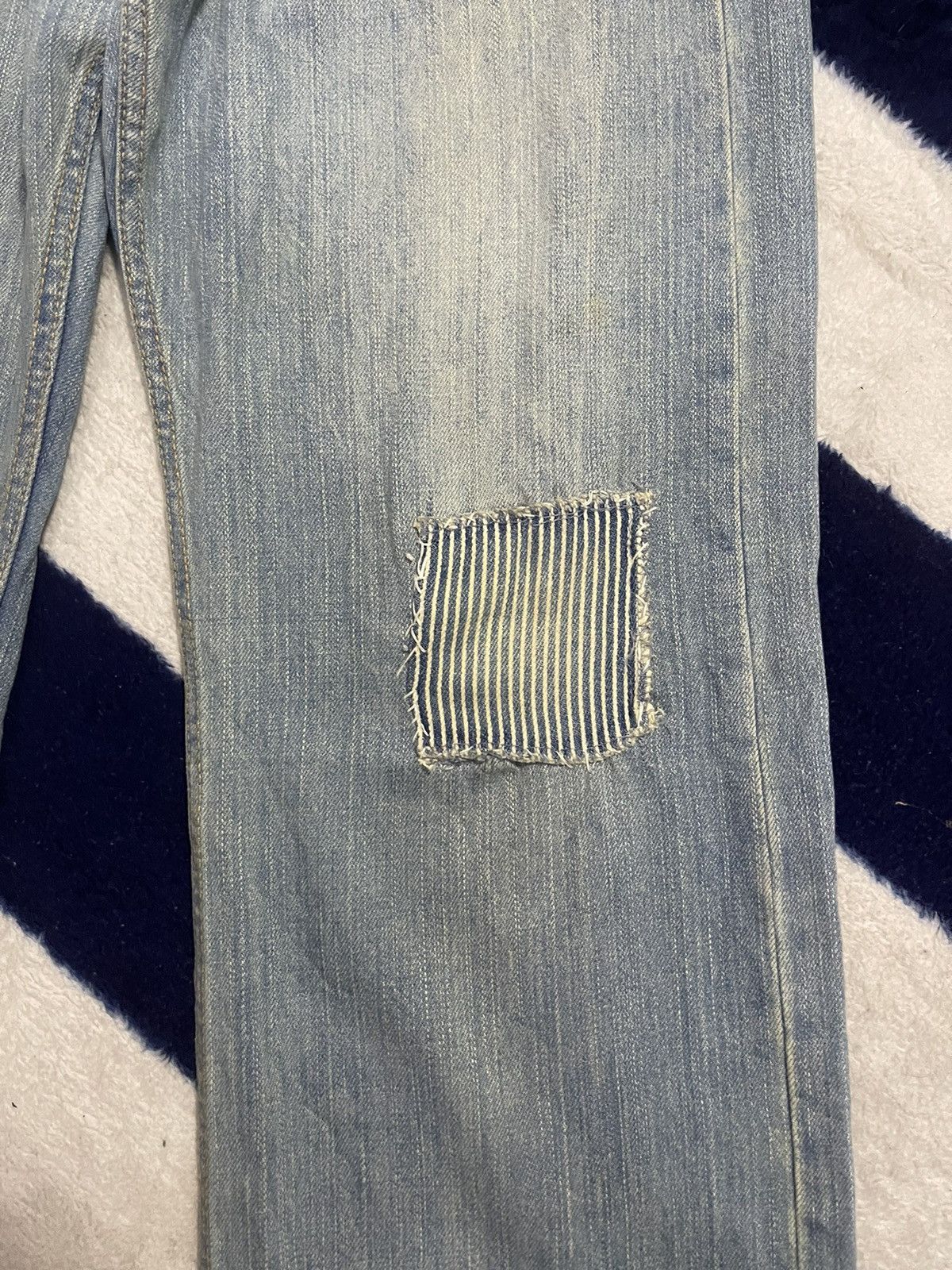 Japanese Brand Rovertry Distressed Jeans (14) Size US 32 / EU 48 - 14 Thumbnail