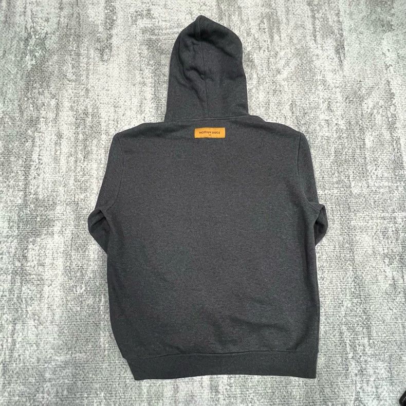 Louis Vuitton Louis Vuitton Dark Grey Graffiti Hoodie 2502-Nextarrow Size US XL / EU 56 / 4 - 2 Thumbnail