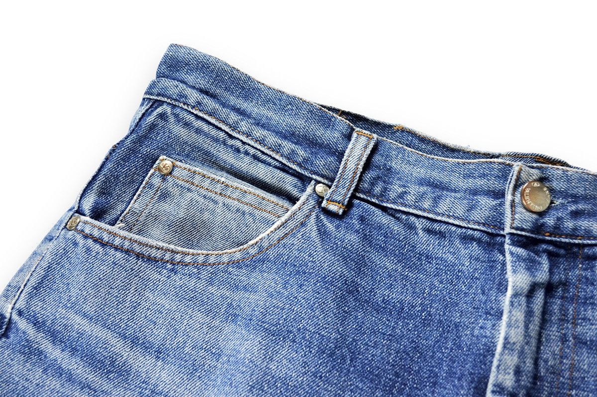 Valentino 90s Vintage Valentino Straight Distressed Blue Jeans Denim Size US 36 / EU 52 - 10 Thumbnail