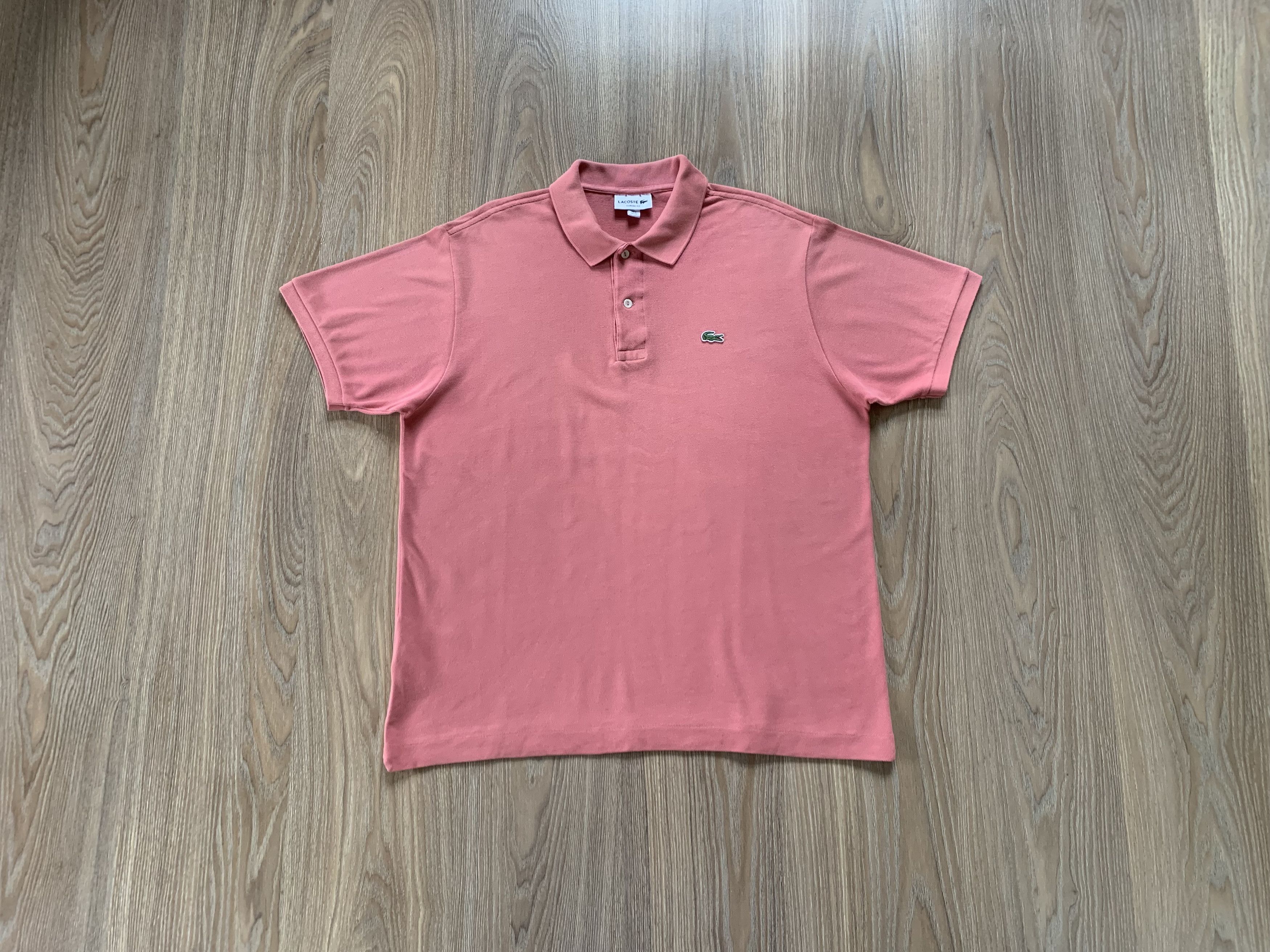 Lacoste Lacoste Regular Fit Coral Polo T Shirt Size US XL / EU 56 / 4 - 1 Thumbnail